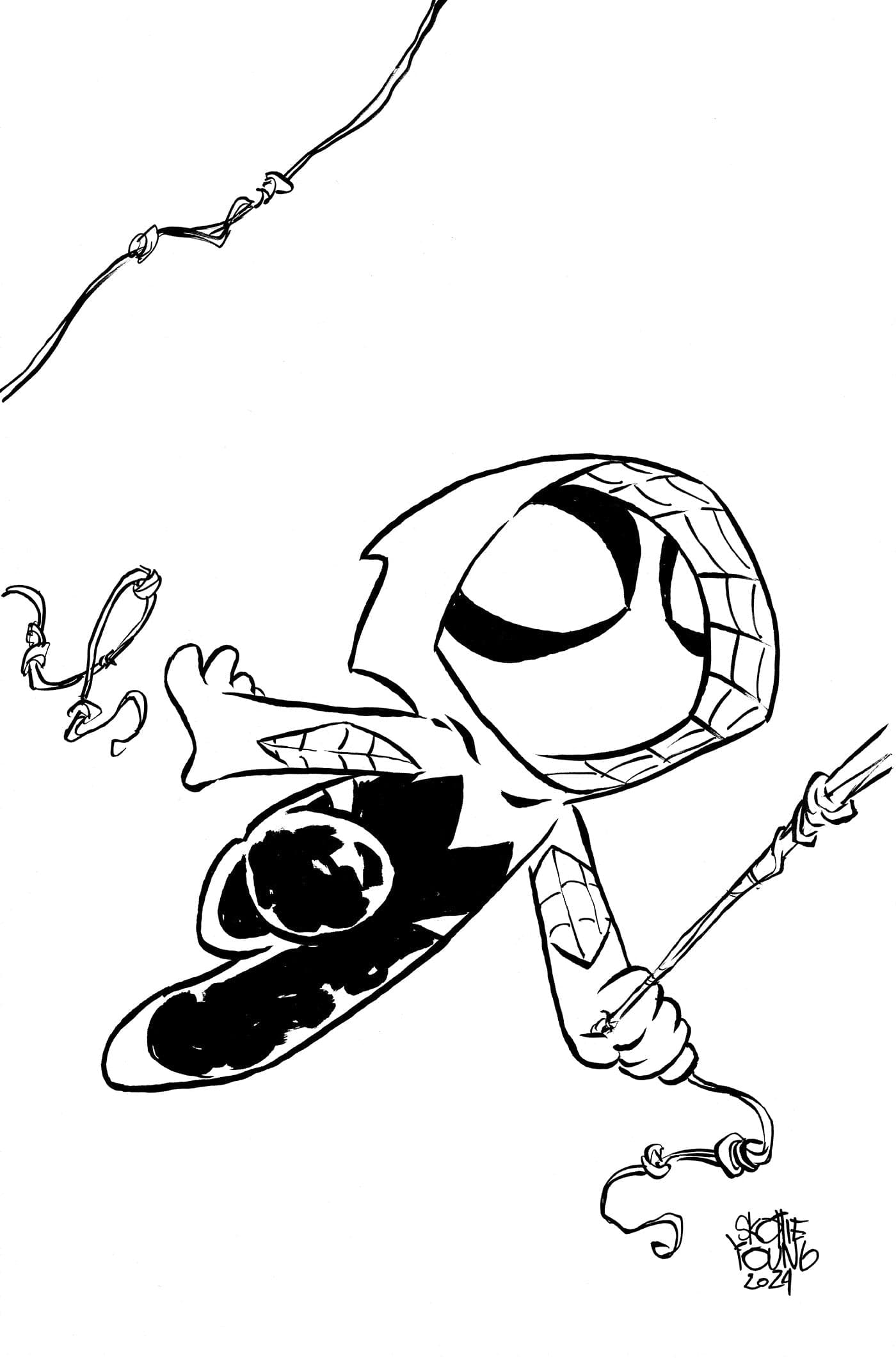 SPIDER-GWEN THE GHOST-SPIDER #3 1:50 INCV SKETCH VIR VAR