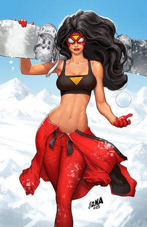 SPIDER-WOMAN #2 1:100 INCV NAKAYAMA SKI CHALET VIR VAR