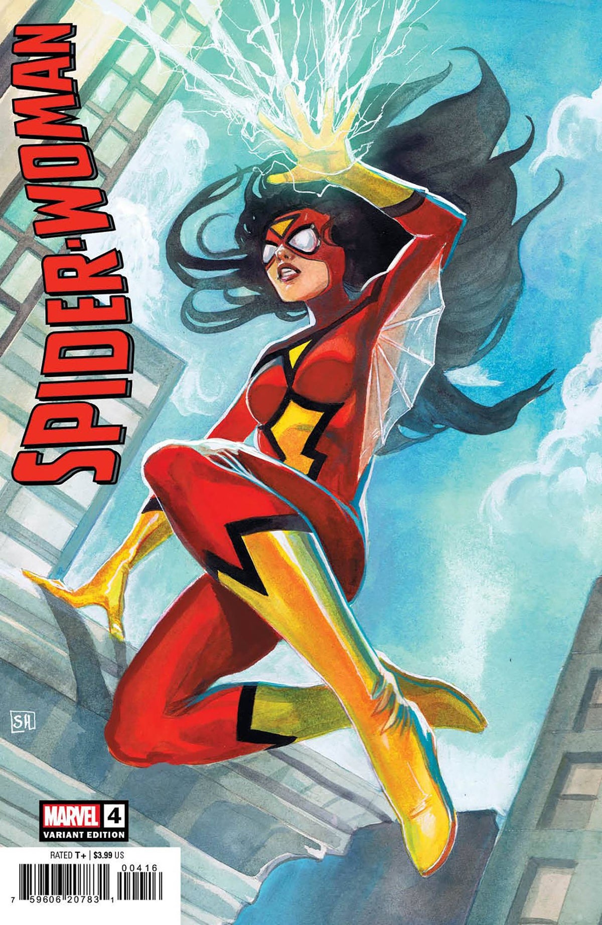 MARVEL PRH Comic Books > Incentives SPIDER-WOMAN #4 1:25 INCV STEPHANIE HANS VAR 75960620783100416 DEC230637