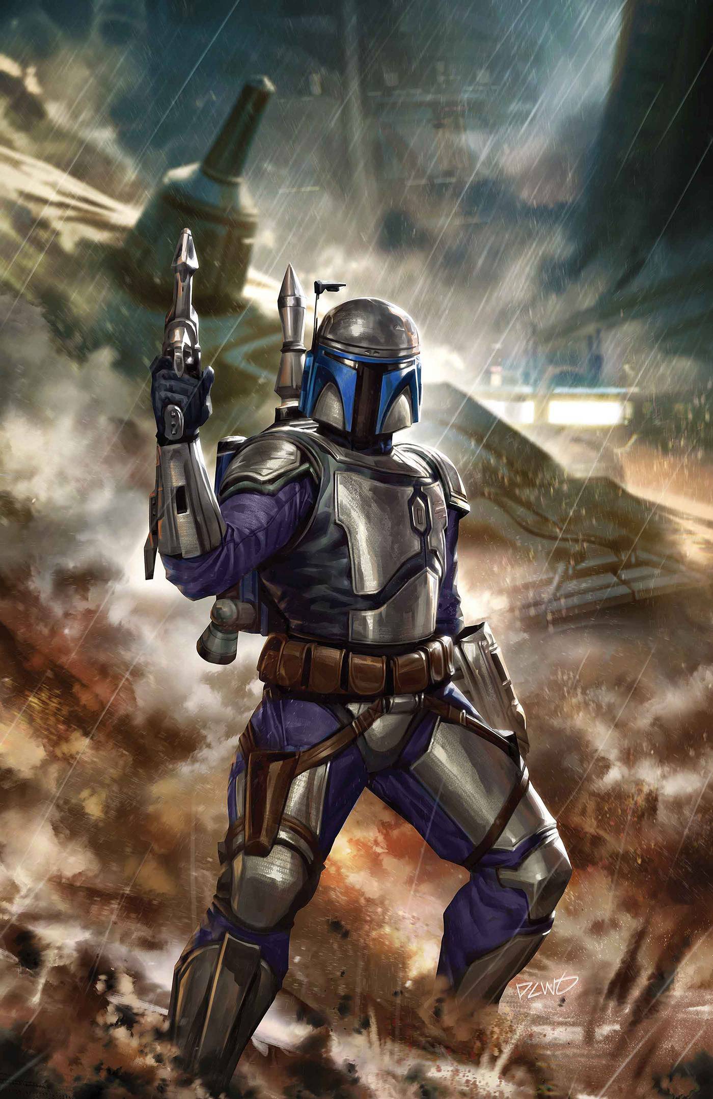 STAR WARS JANGO FETT #1 1:100 INCV DERRICK CHEW VIR VAR