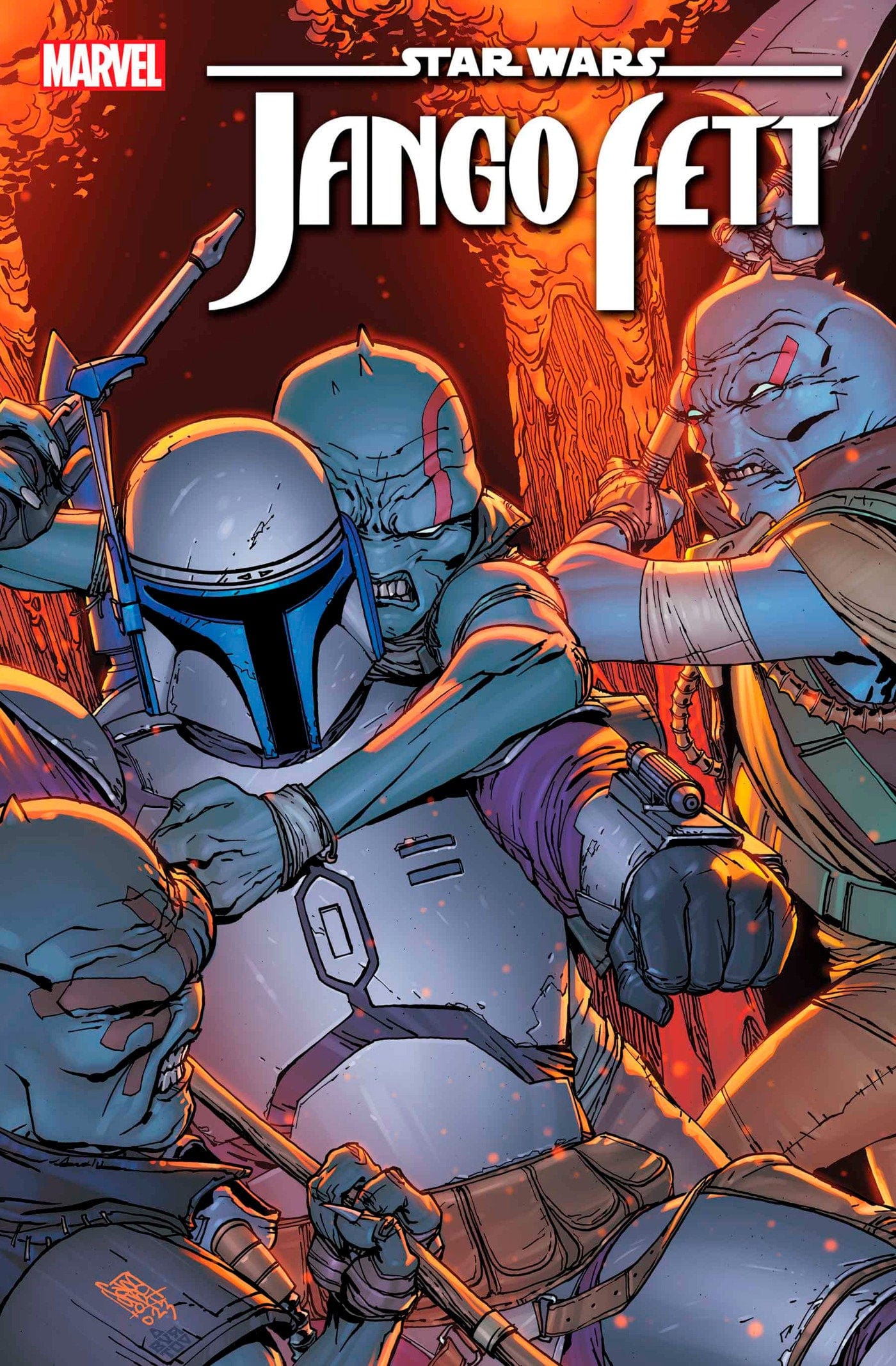 STAR WARS JANGO FETT #2 1:25 INCV GIUSEPPE CAMUNCOLI VAR