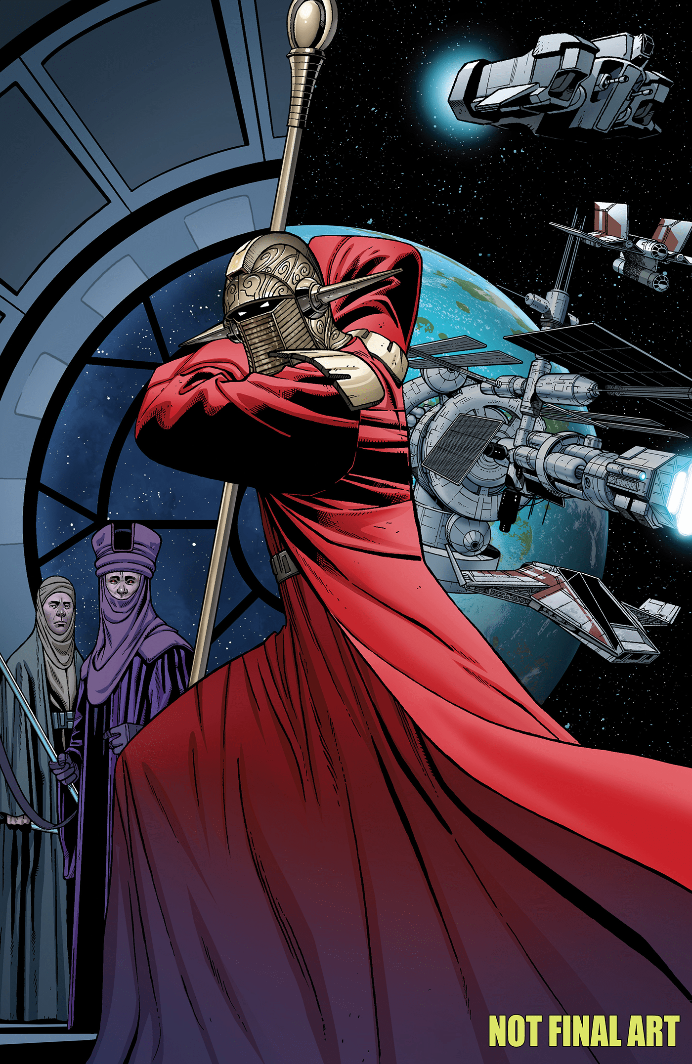 STAR WARS: LEGACY OF VADER #1 RAMON ROSANAS 1:25 RATIO VIRGIN 2ND PRINTING VARIANT