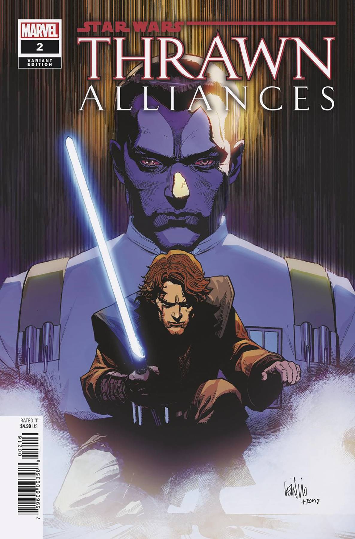 STAR WARS THRAWN ALLIANCES #2 1:25 INCV LEINEL YU VAR