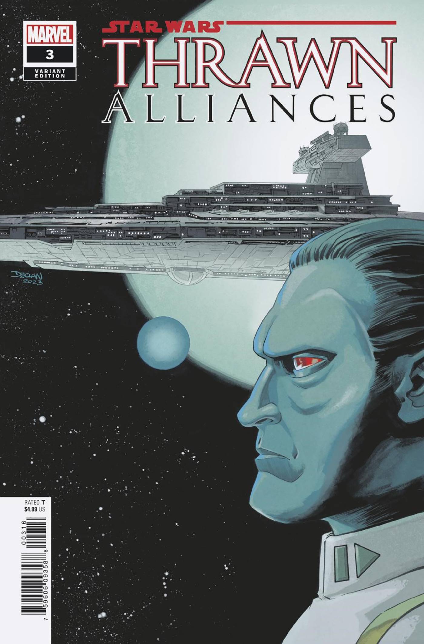 STAR WARS THRAWN ALLIANCES #3 1:25 INCV DECLAN SHALVEY VA