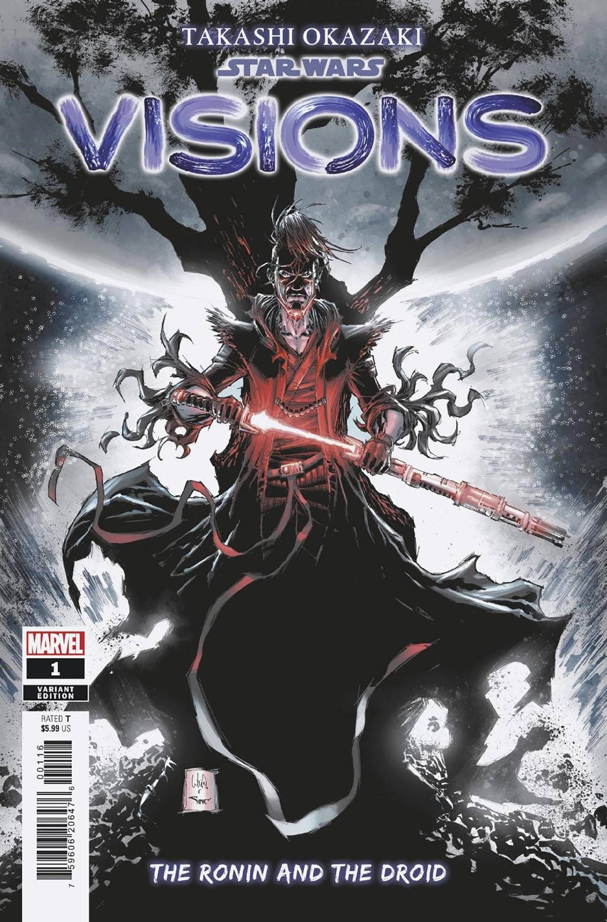 Marvel PRH Comic Books > Incentives STAR WARS VISIONS TAKASHI OKAZAKI #1 1:25 INCV WHILCE PORTACIO VAR '75960620647600116 OCT230815