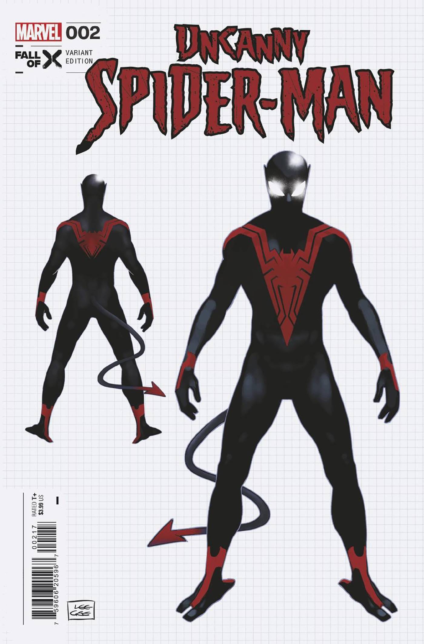 UNCANNY SPIDER-MAN #2 1:10 INCV LEE GARBETT DESIGN VAR