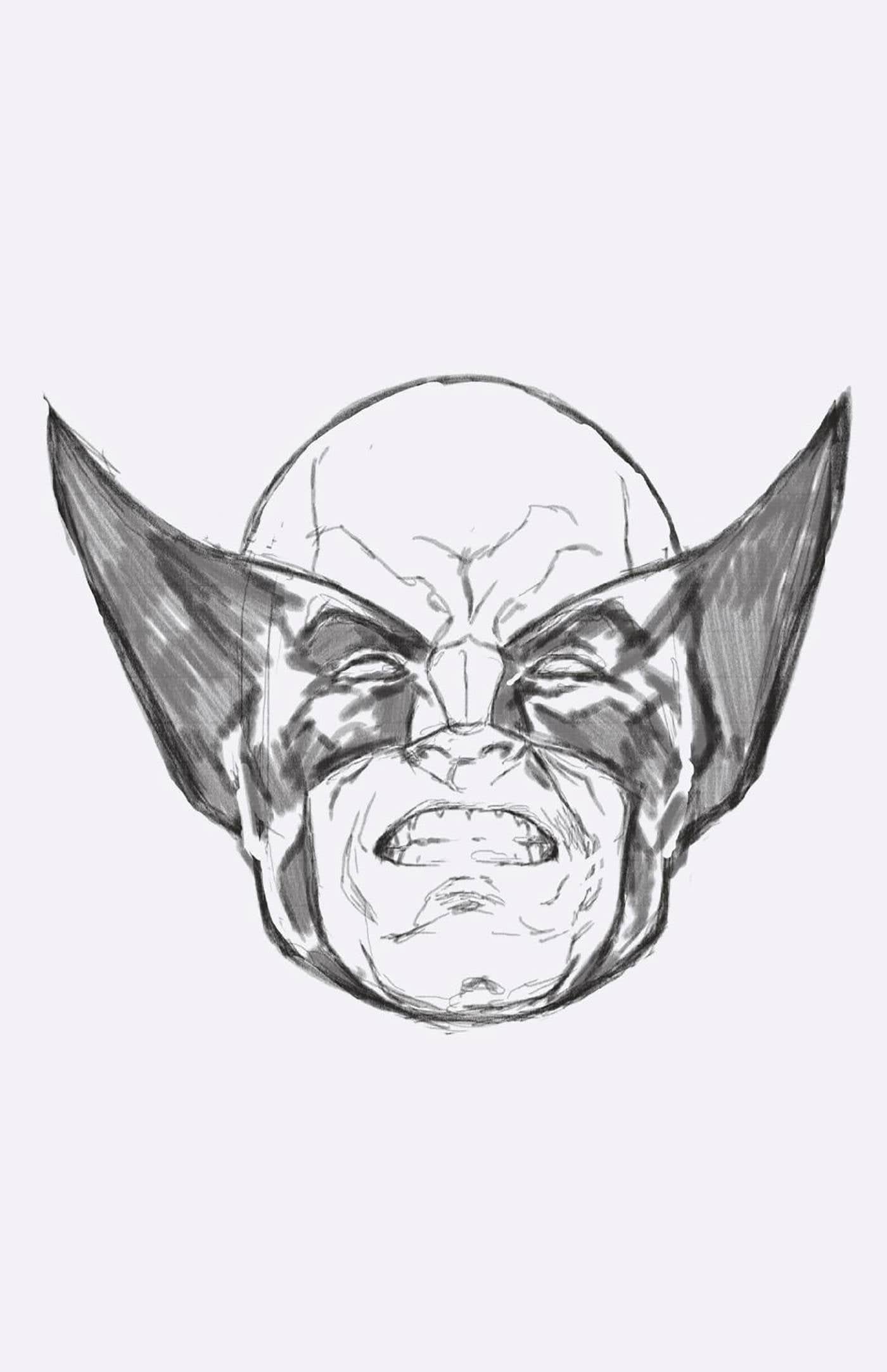 WEAPON X-MEN #1 1:50 INCV BROOKS HEADSHOT SKETCH VIR VAR