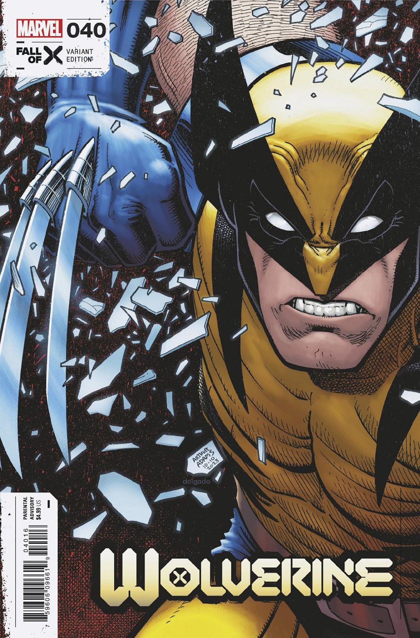 WOLVERINE #40 1:25 INCV ARTHUR ADAMS VAR