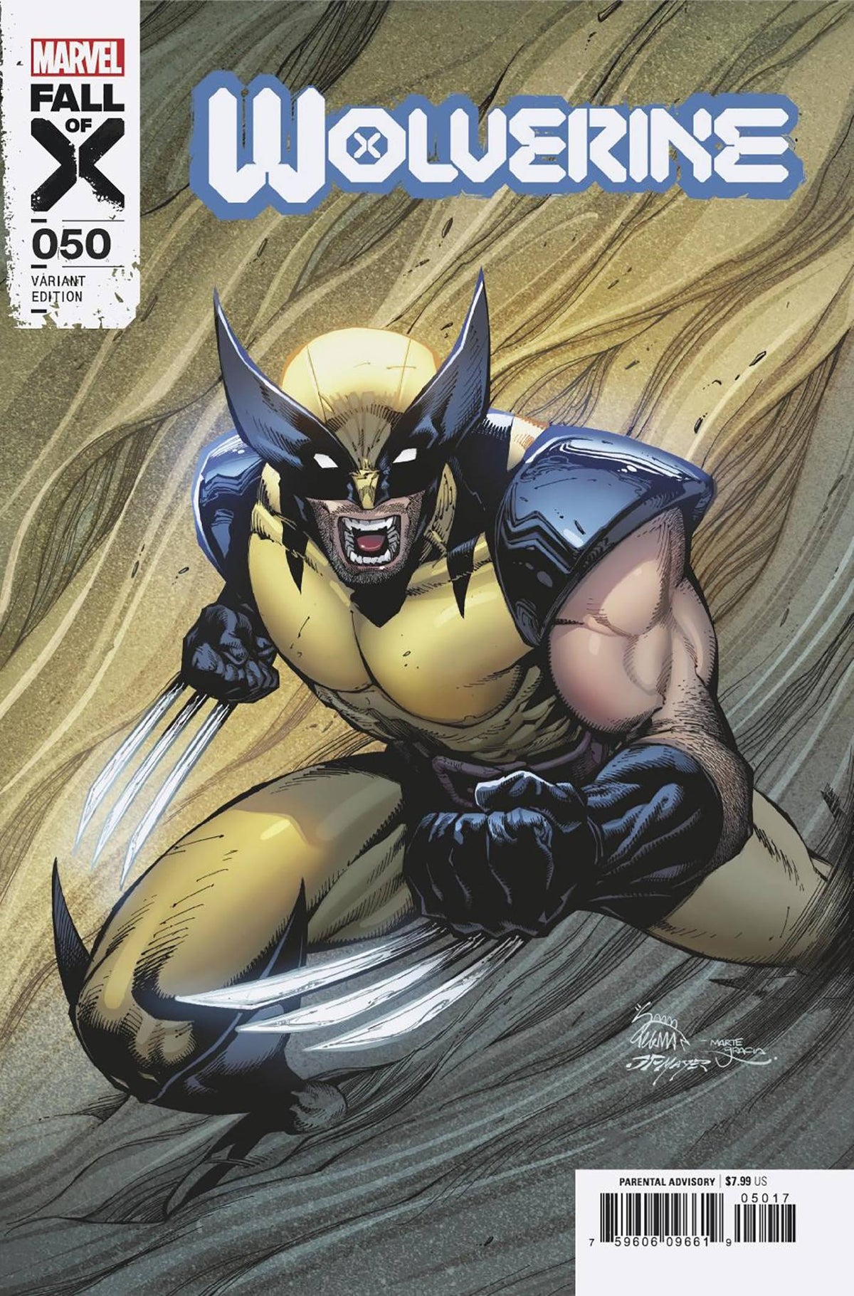 MARVEL PRH Comic Books > Incentives WOLVERINE #50 1:50 INCV RYAN STEGMAN VAR 75960609661905017 MAR240720