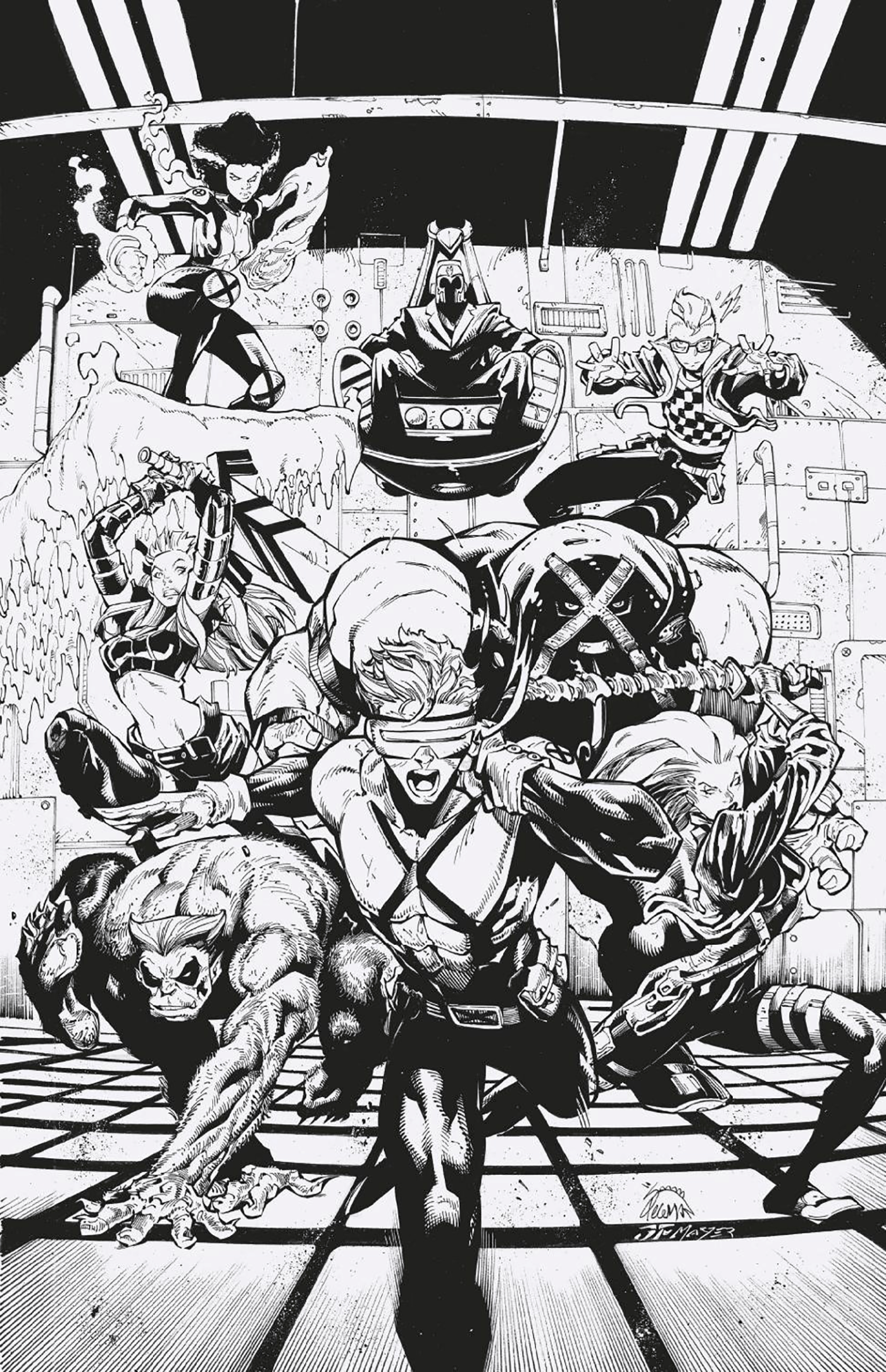 X-MEN #1 RYAN STEGMAN 1:25 INCV VIRGIN 3RD PTG VARIANT