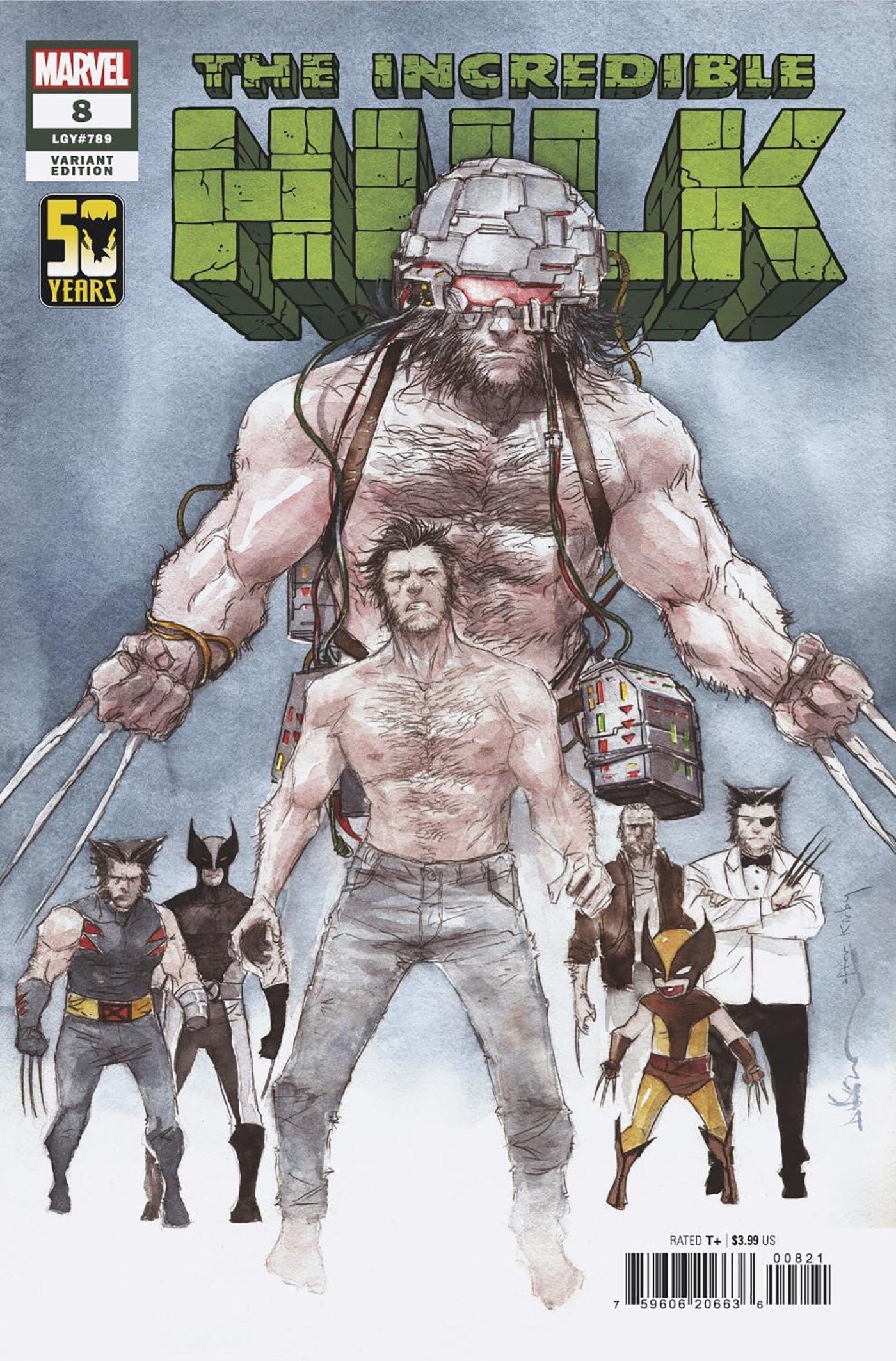 INCREDIBLE HULK #8 NGUYEN WOLVERINE WOLVERINE WOLVERINE VAR