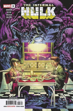 INFERNAL HULK #3 NIC KLEIN 2ND PRINTING VARIANT