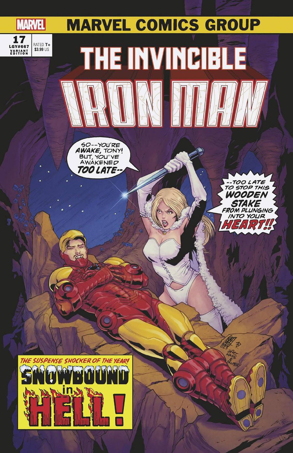 MARVEL PRH Comic Books INVINCIBLE IRON MAN #17 GIUSEPPE CAMUNCOLI VAMPIRE VAR 75960620424301721 FEB240699