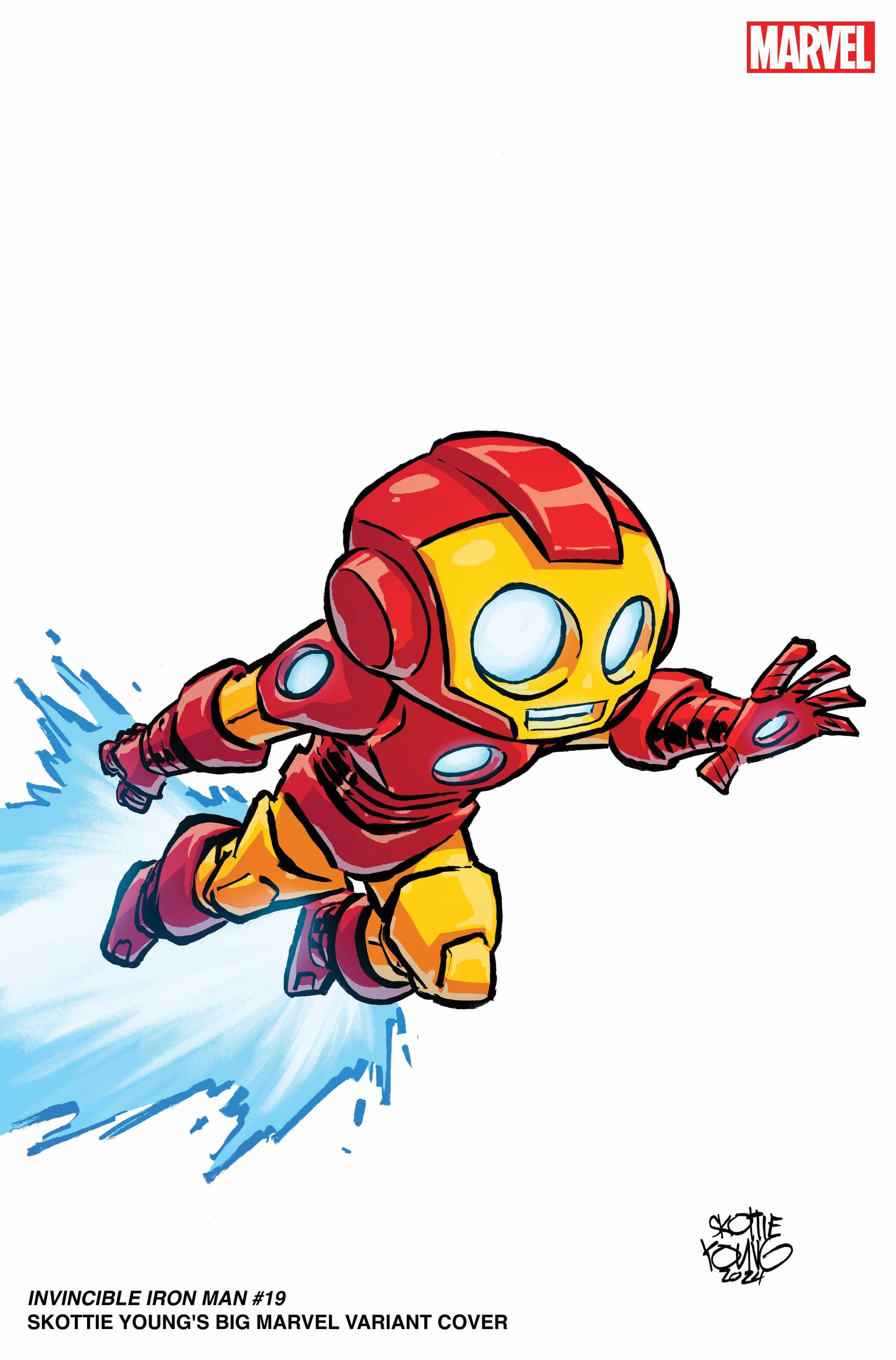 INVINCIBLE IRON MAN #19 SKOTTIE YOUNG BIG MARVEL VAR