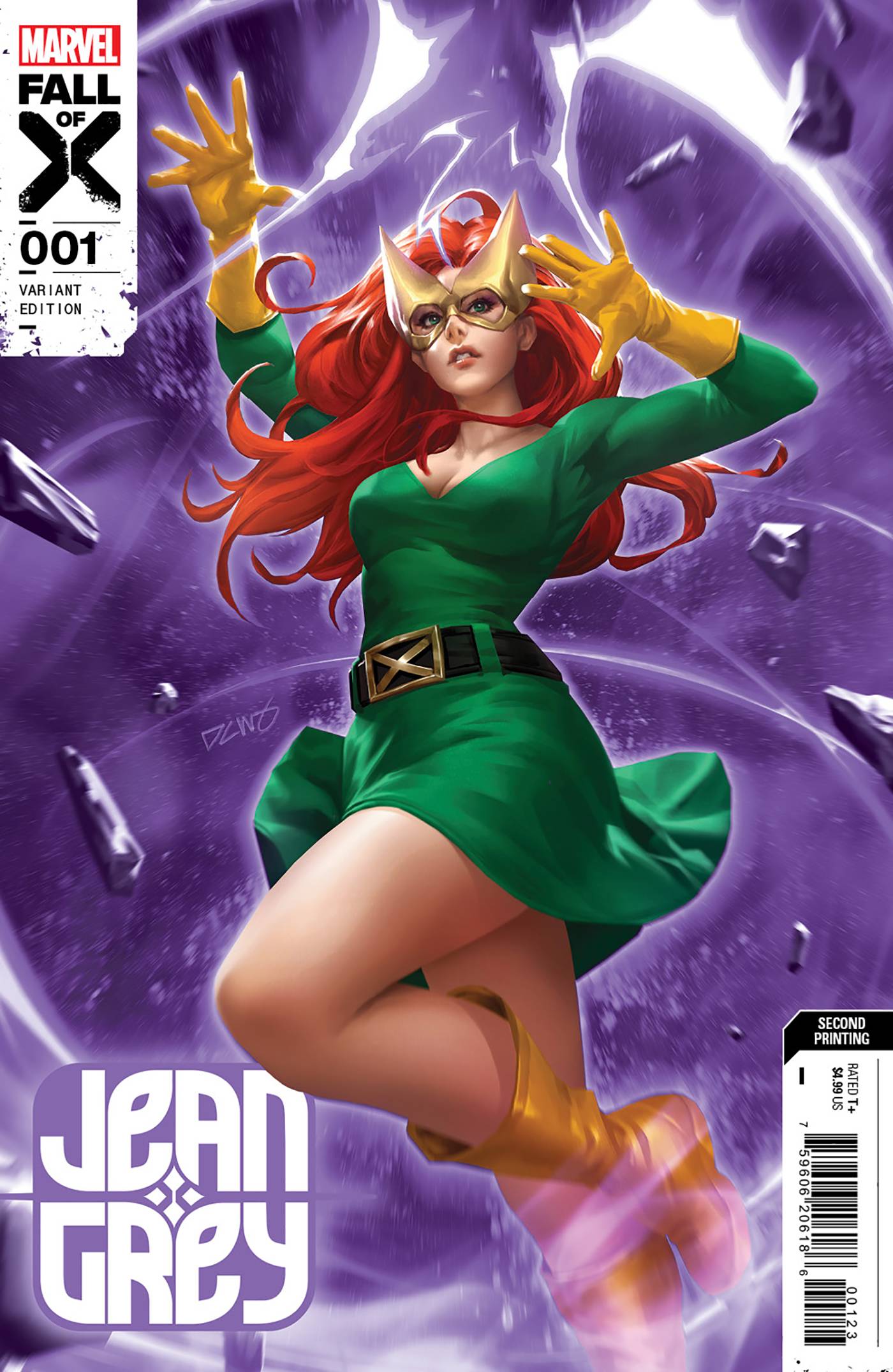 JEAN GREY #1 (OF 4) 2ND PTG 25 COPY INCV DERRICK CHEW VAR