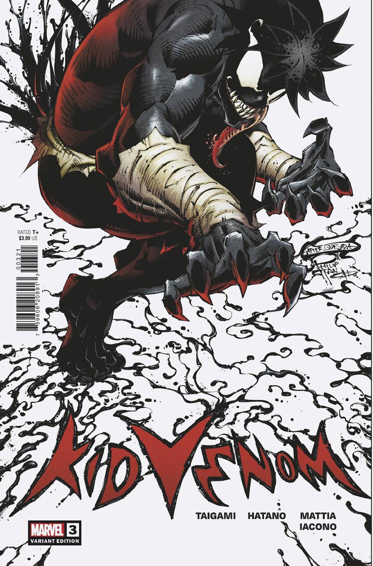 MARVEL PRH Comic Books KID VENOM #3 PHILIP TAN HOMAGE VAR 75960620891300321 APR240740