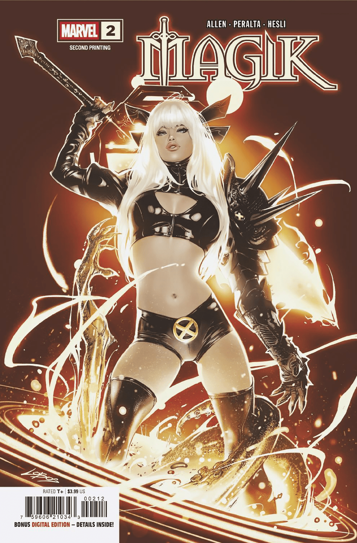Marvel PRH Comic Books MAGIK #2 PABLO VILLALOBOS 2ND PRINTING VARIANT 75960621034300212 PRH-75960621034300212