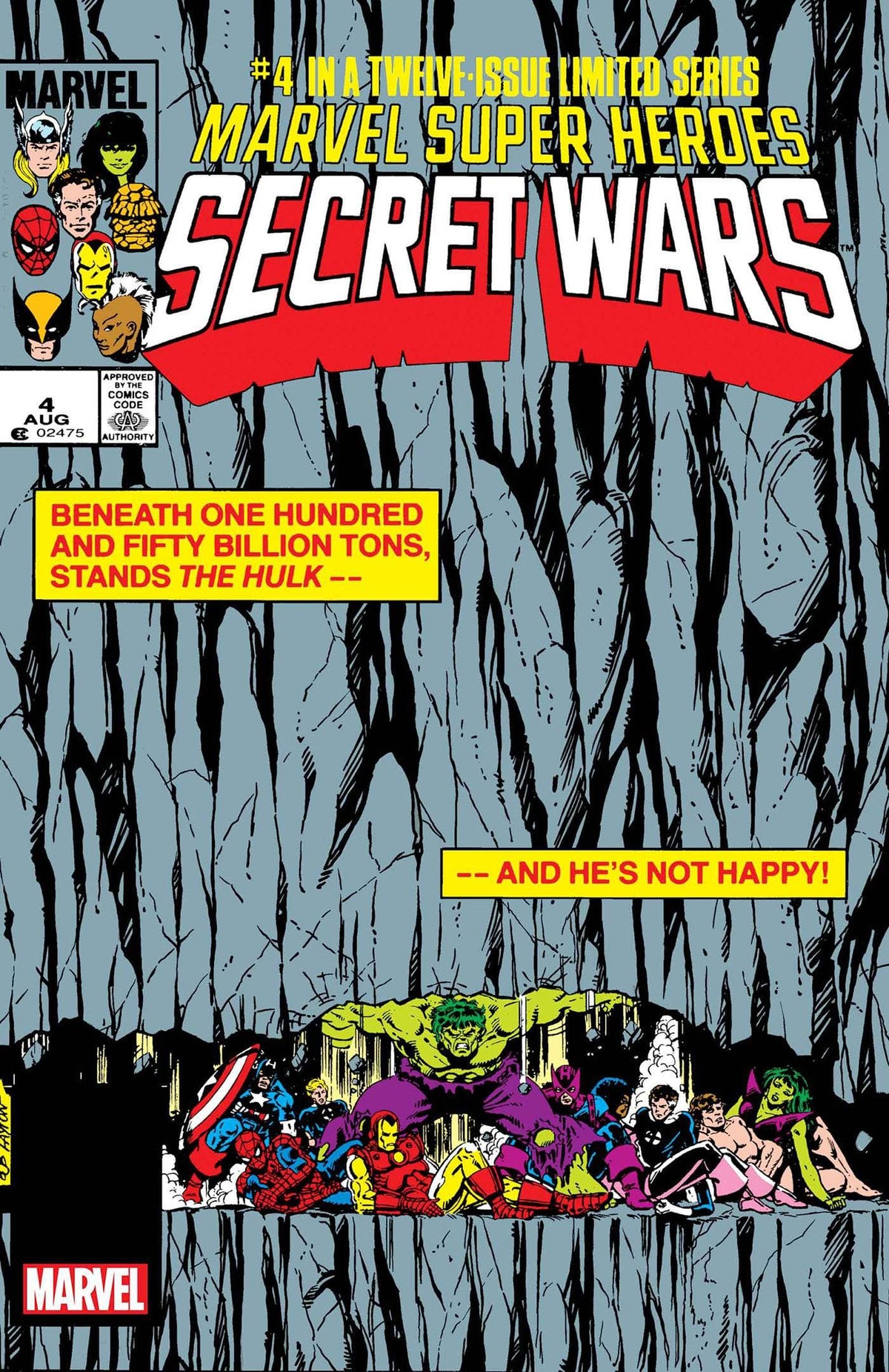 MARVEL PRH Comic Books MSH SECRET WARS #4 FACSIMILE EDITION FOIL VAR (NET) 75960620816600421 JAN240935