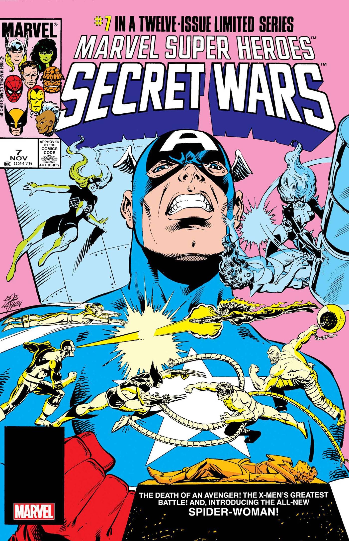 MSH SECRET WARS #7 FACSIMILE ED FOIL VAR (NET)