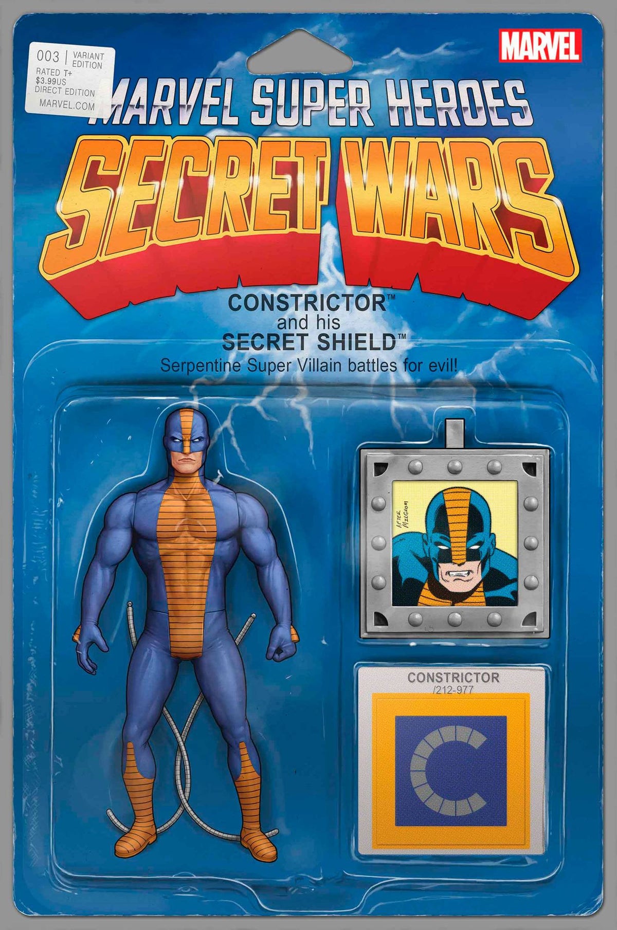 Marvel PRH Comic Books MSH SECRET WARS BATTLEWORLD #3 CHRISTOPHER ACTION FIGURE VAR 75960620518900331 NOV230545