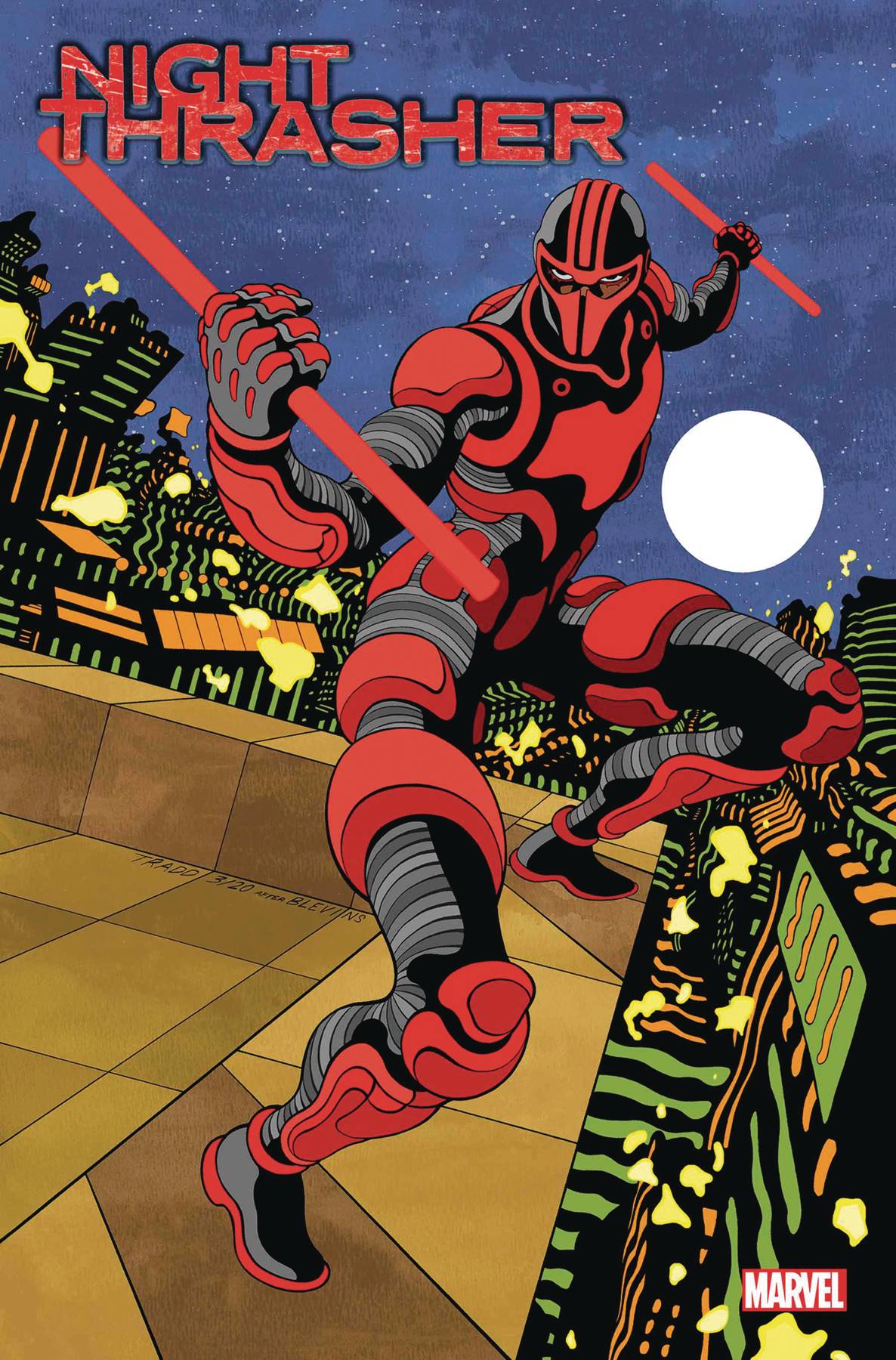 MARVEL PRH Comic Books Night Thrasher #1 Tradd Moore Var 75960620831900151 DEC230581