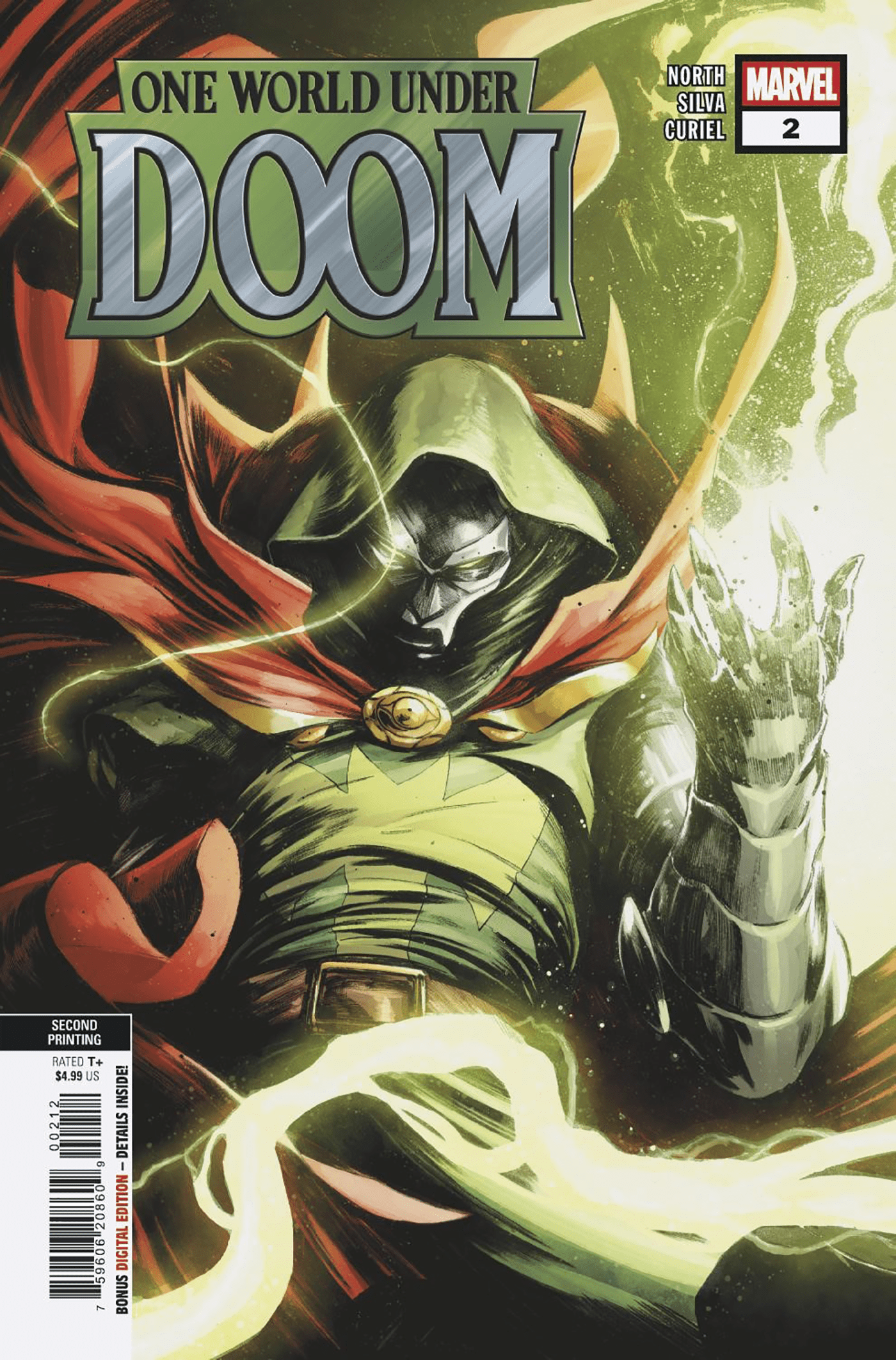 ONE WORLD UNDER DOOM #2 ALESSANDRO CAPPUCCIO 2ND PRINTING VARIANT