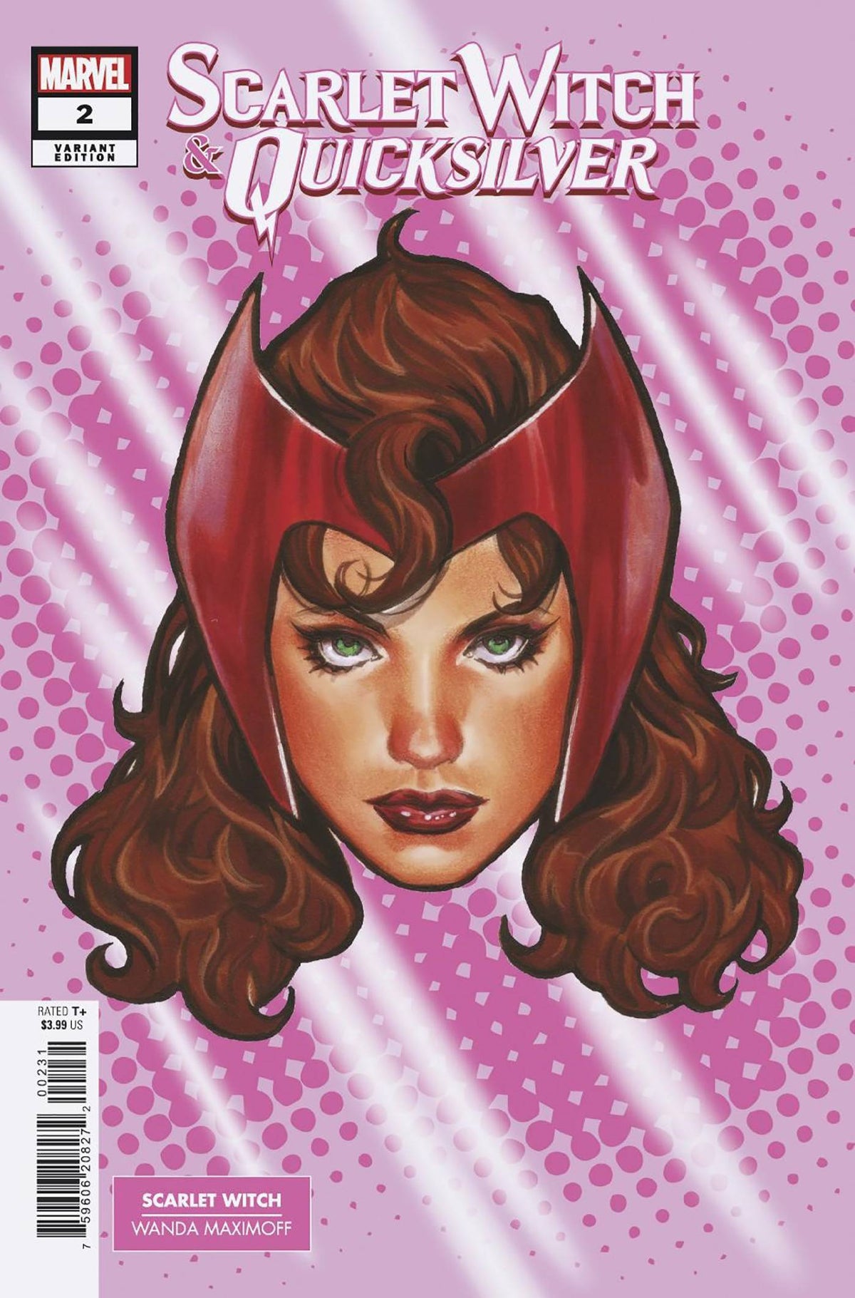 MARVEL PRH Comic Books SCARLET WITCH AND QUICKSILVER #2 MARK BROOKS HEADSHOT VAR 75960620827200231 JAN240680