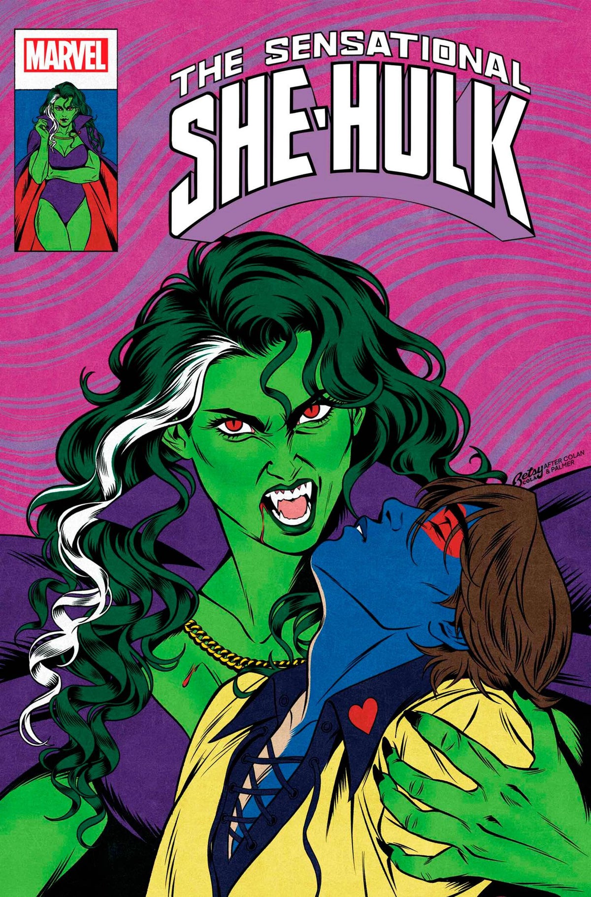 MARVEL PRH Comic Books SENSATIONAL SHE-HULK #7 BETSY COLA VAMPIRE VAR 75960620782400721 JAN240939