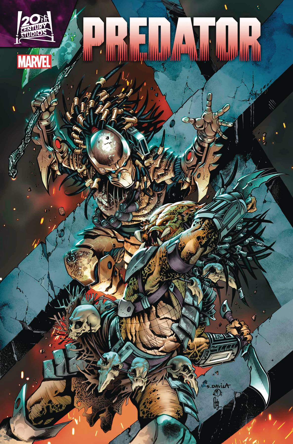 PREDATOR #1 SERGIO DAVILA VAR Comic Cover Image