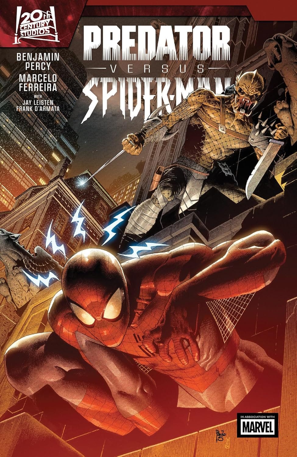 Marvel PRH Comic Books > Signed Predator Vs. Spider-Man TP [SIGNED BY BEN PERCY] TE-9781302963354-PRH-SIGNED