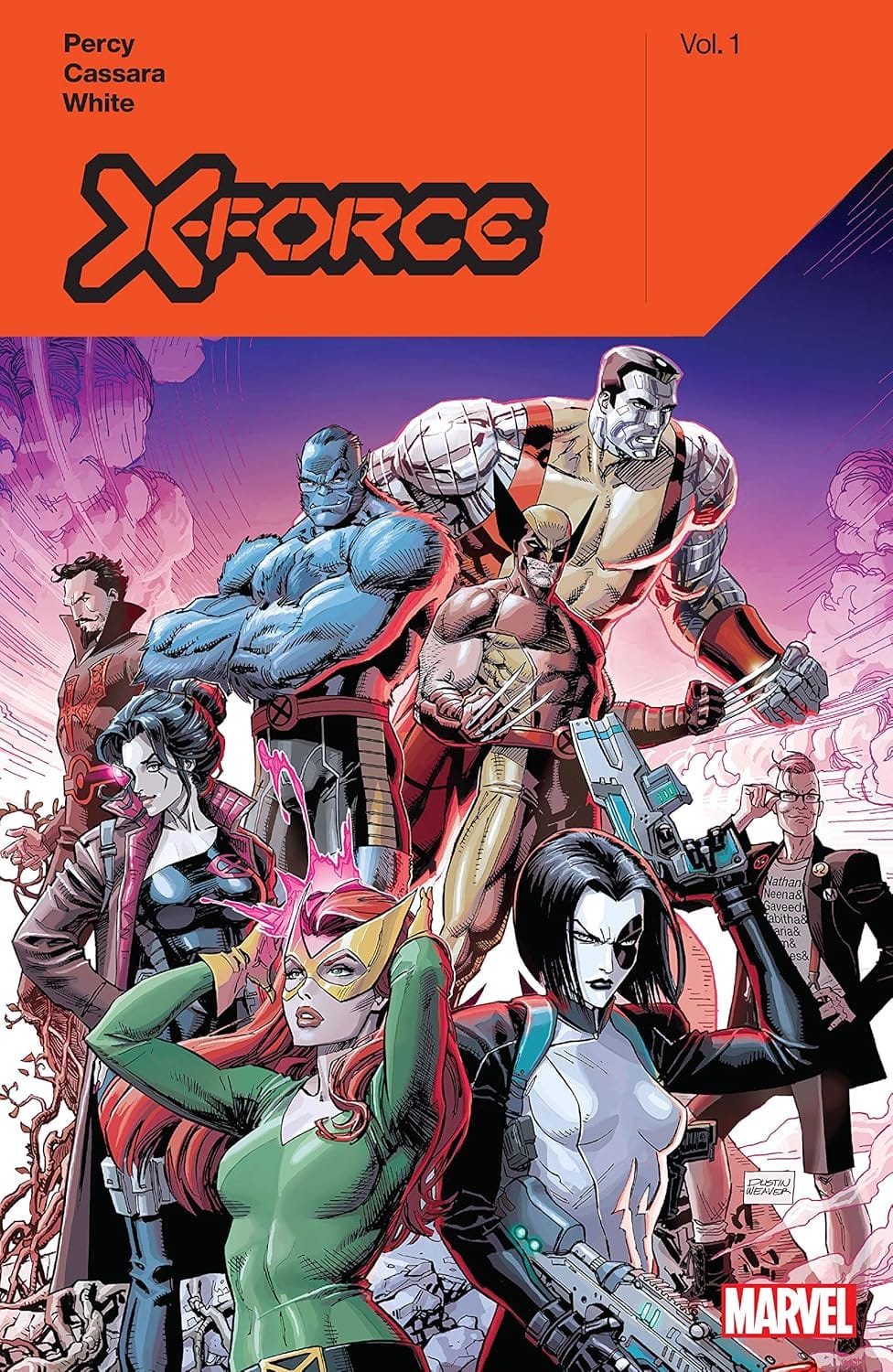 Marvel PRH Comic Books > Signed X-Force By Benjamin Percy Vol. 1 TP [SIGNED BY BEN PERCY] TE-9781302919887-PRH-SIGNED