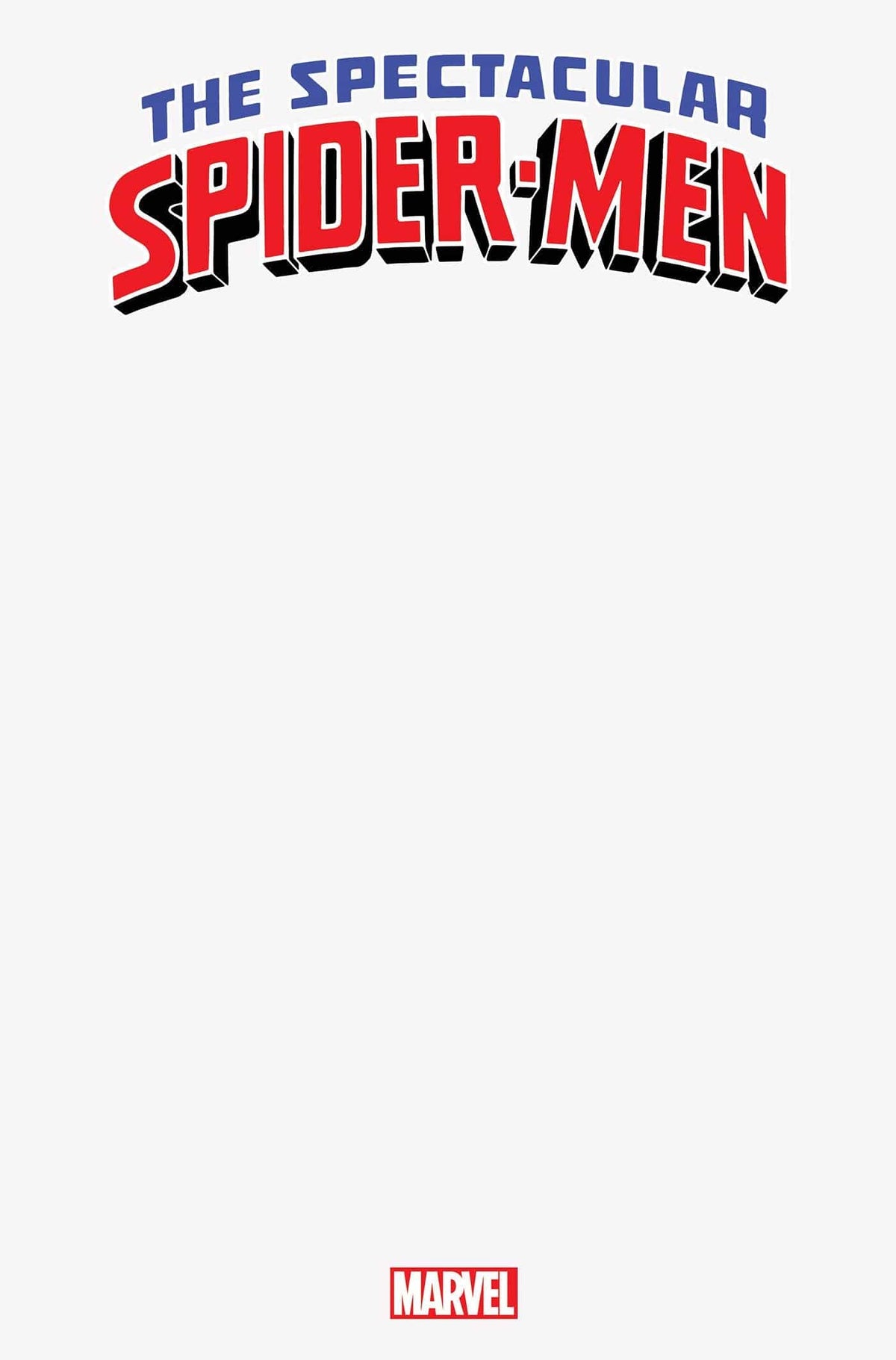 MARVEL PRH Comic Books Spectacular Spider-Men #1 Blank Cover Var 75960620746600131 DEC230797
