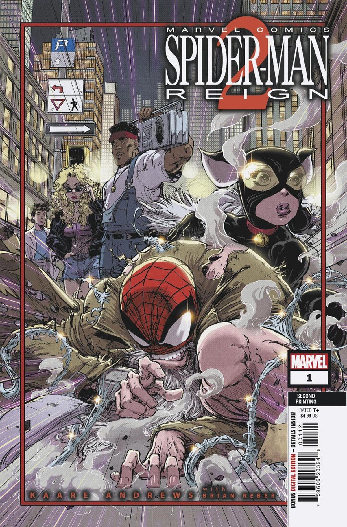 Marvel PRH Comic Books SPIDER-MAN REIGN 2 #1 KAARE ANDREWS 2ND PRINTING VARIANT 75960620394900112 PRH-75960620394900112