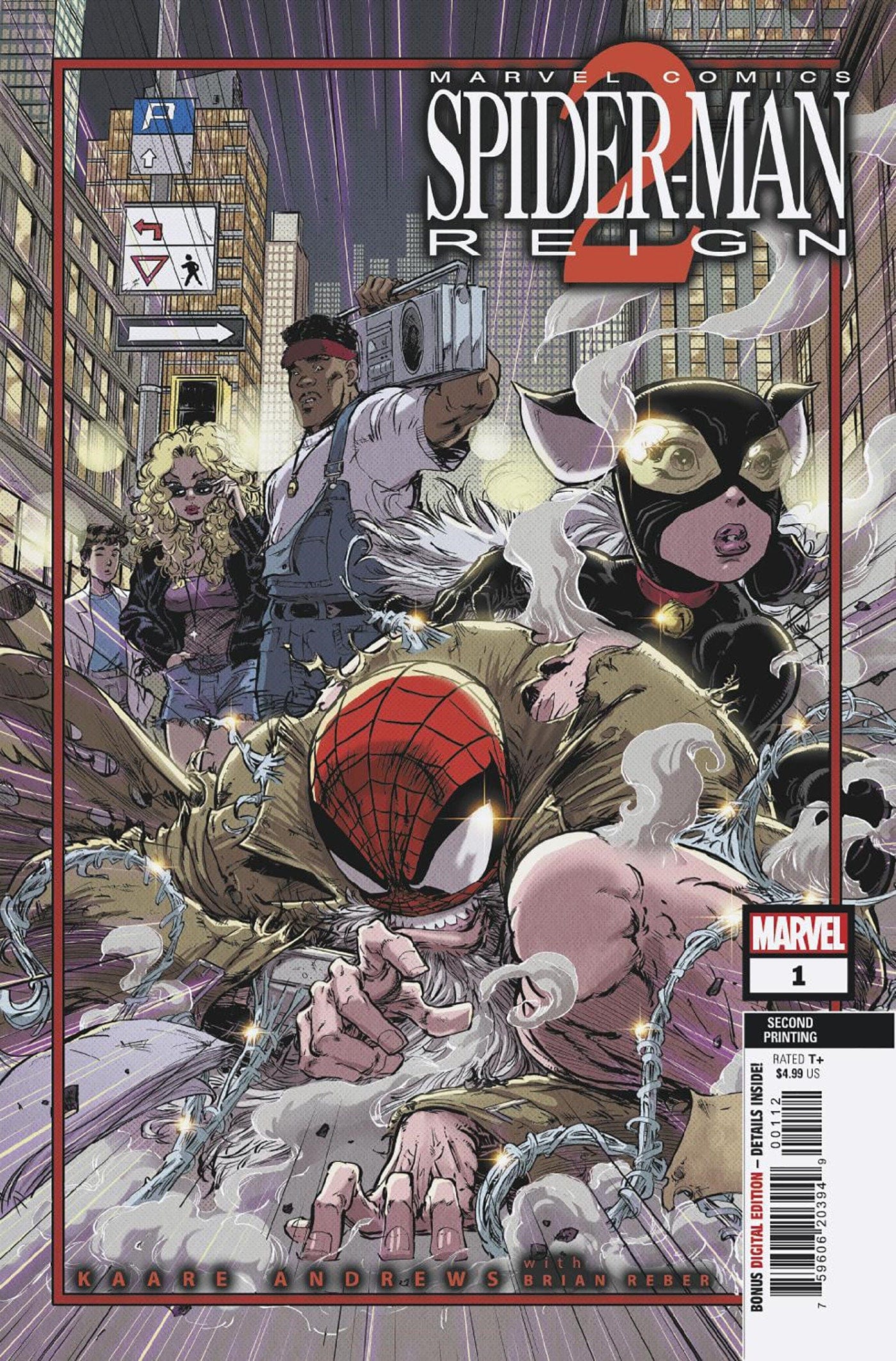 SPIDER-MAN REIGN 2 #1 KAARE ANDREWS 2ND PRINTING VARIANT