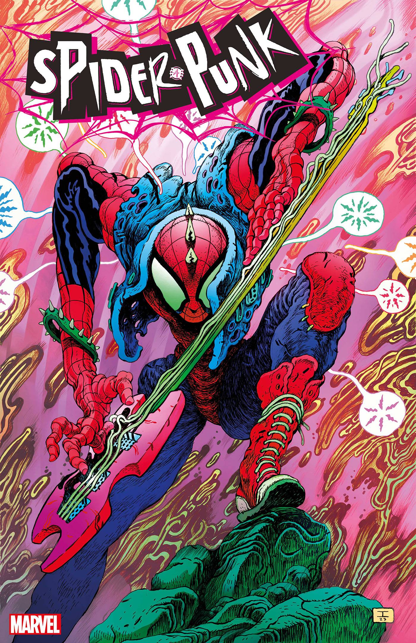 Spider-Punk Arms Race #1 Ian Bertram Foil Var