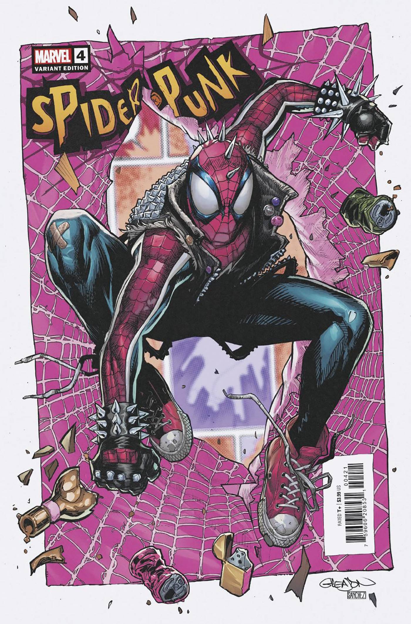 SPIDER-PUNK ARMS RACE #4 PAT GLEASON VAR