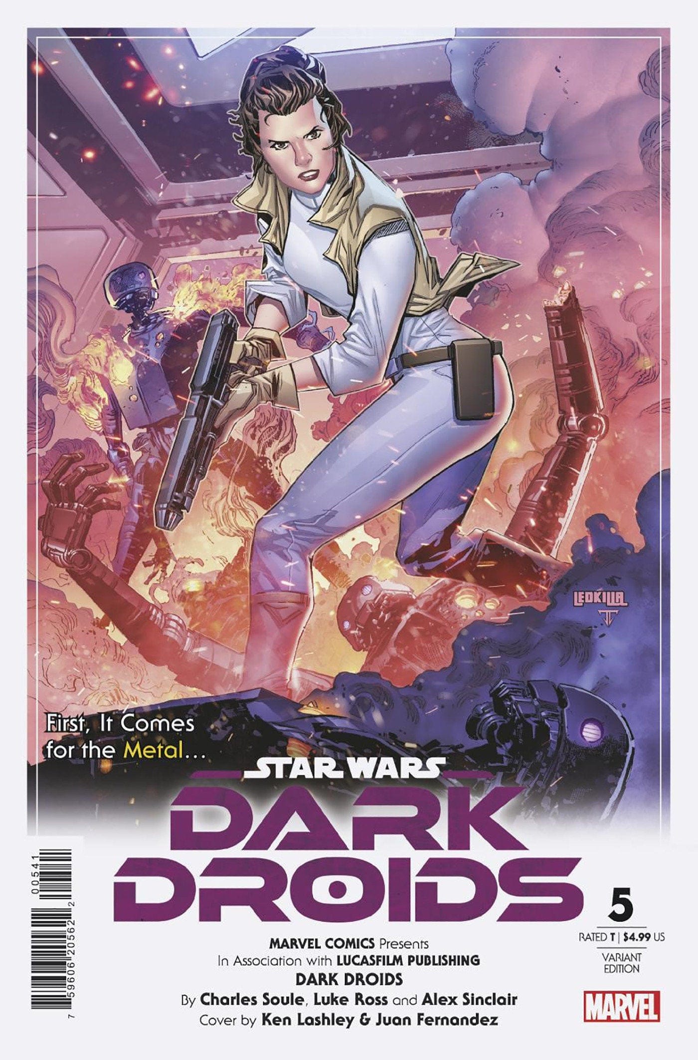 STAR WARS DARK DROIDS #5 KEN LASHLEY VAR