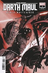 MARVEL PRH Comic Books STAR WARS DARTH MAUL BW RED #3 PAULO SIQUEIRA VAR 75960620707700321 APR240831