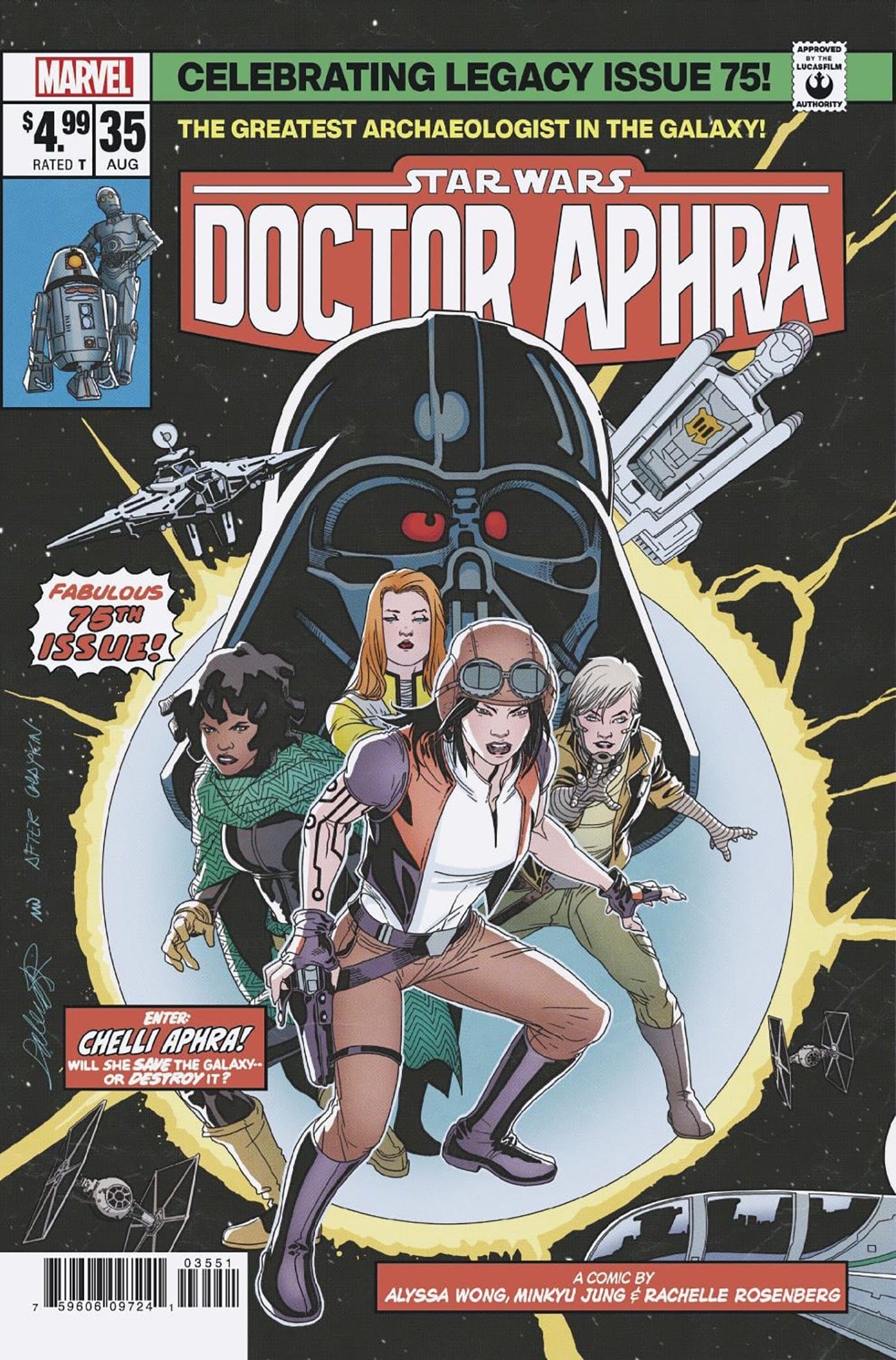 STAR WARS DOCTOR APHRA #35 SALVADOR LARROCA HOMAGE VAR