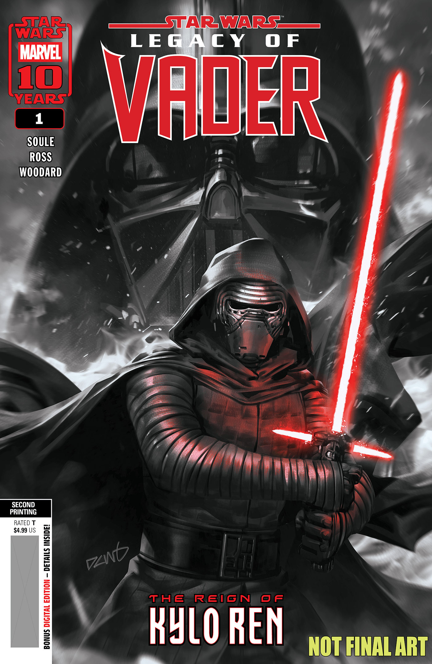 STAR WARS: LEGACY OF VADER #1 DERRICK CHEW 2ND PRINTING VARIANT