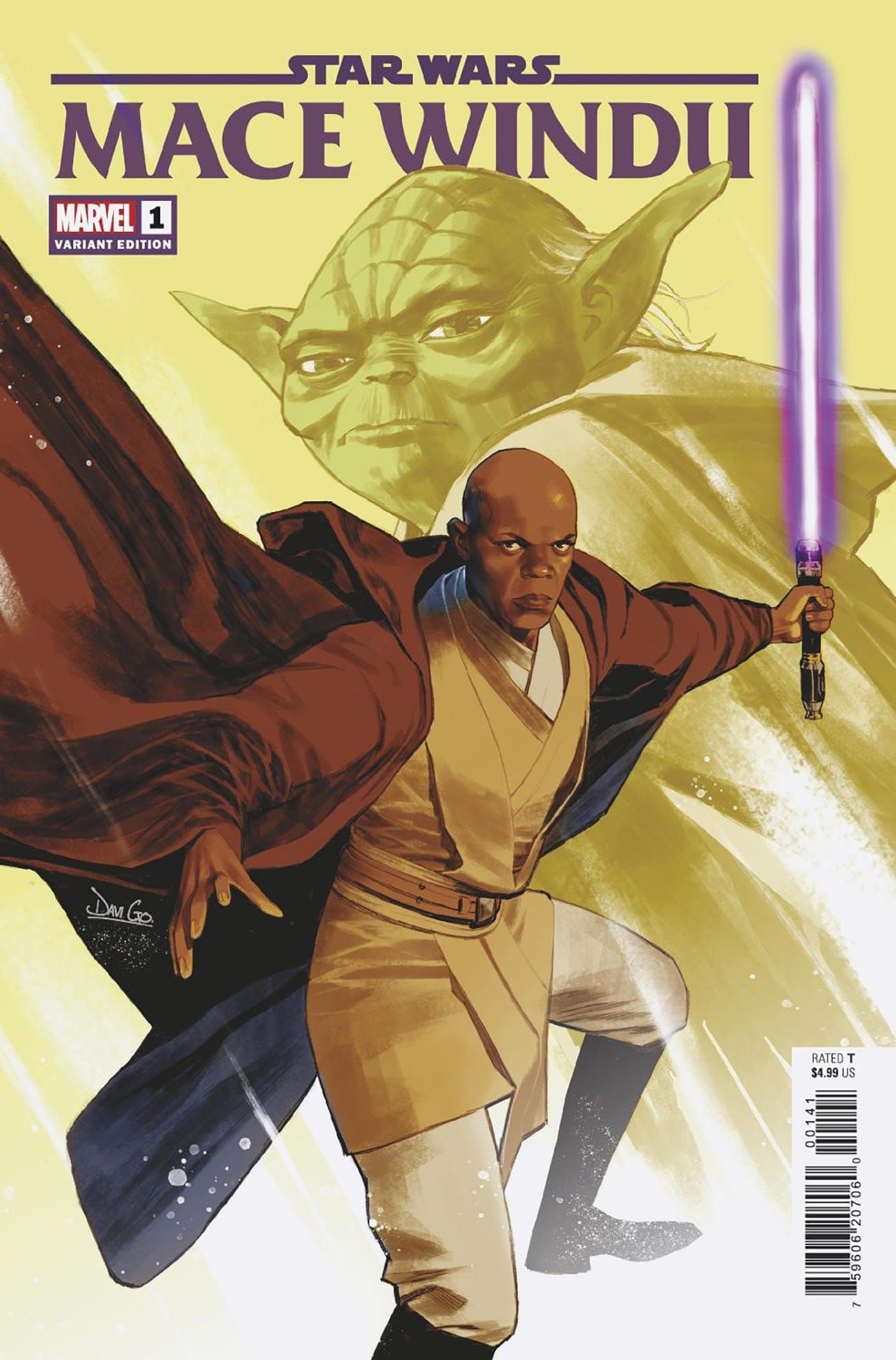 STAR WARS MACE WINDU #1 DAVI GO VAR