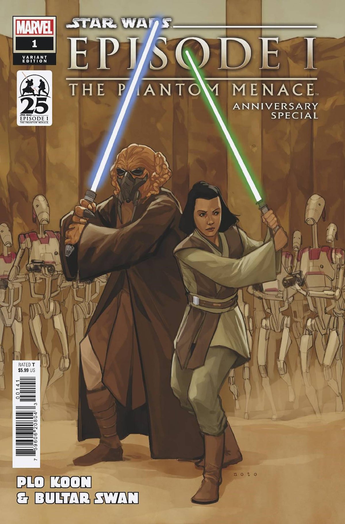 MARVEL PRH Comic Books STAR WARS PHANTOM MENACE 25TH ANN SPECIAL #1 PHIL NOTO VAR 75960620804300141 MAR240822
