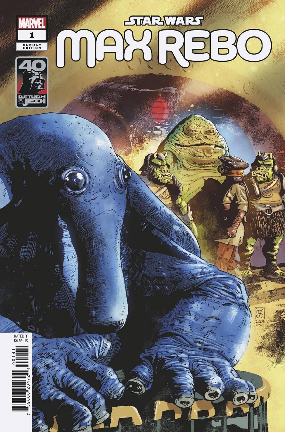 MARVEL PRH Comic Books STAR WARS RETURN OF JEDI MAX REBO #1 GIANGIORDANO VAR 75960620472400141 JUN231059