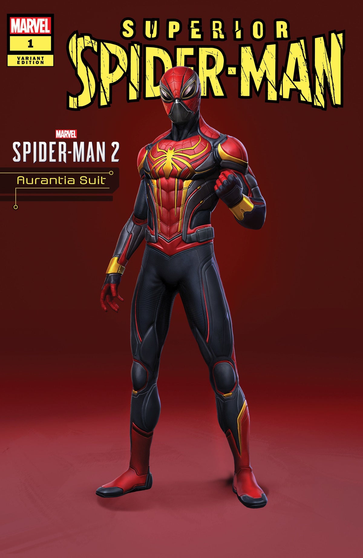 SUPERIOR SPIDER-MAN #1 AURANTIA SUIT MARVEL'S SPIDER-MAN 2 VAR
