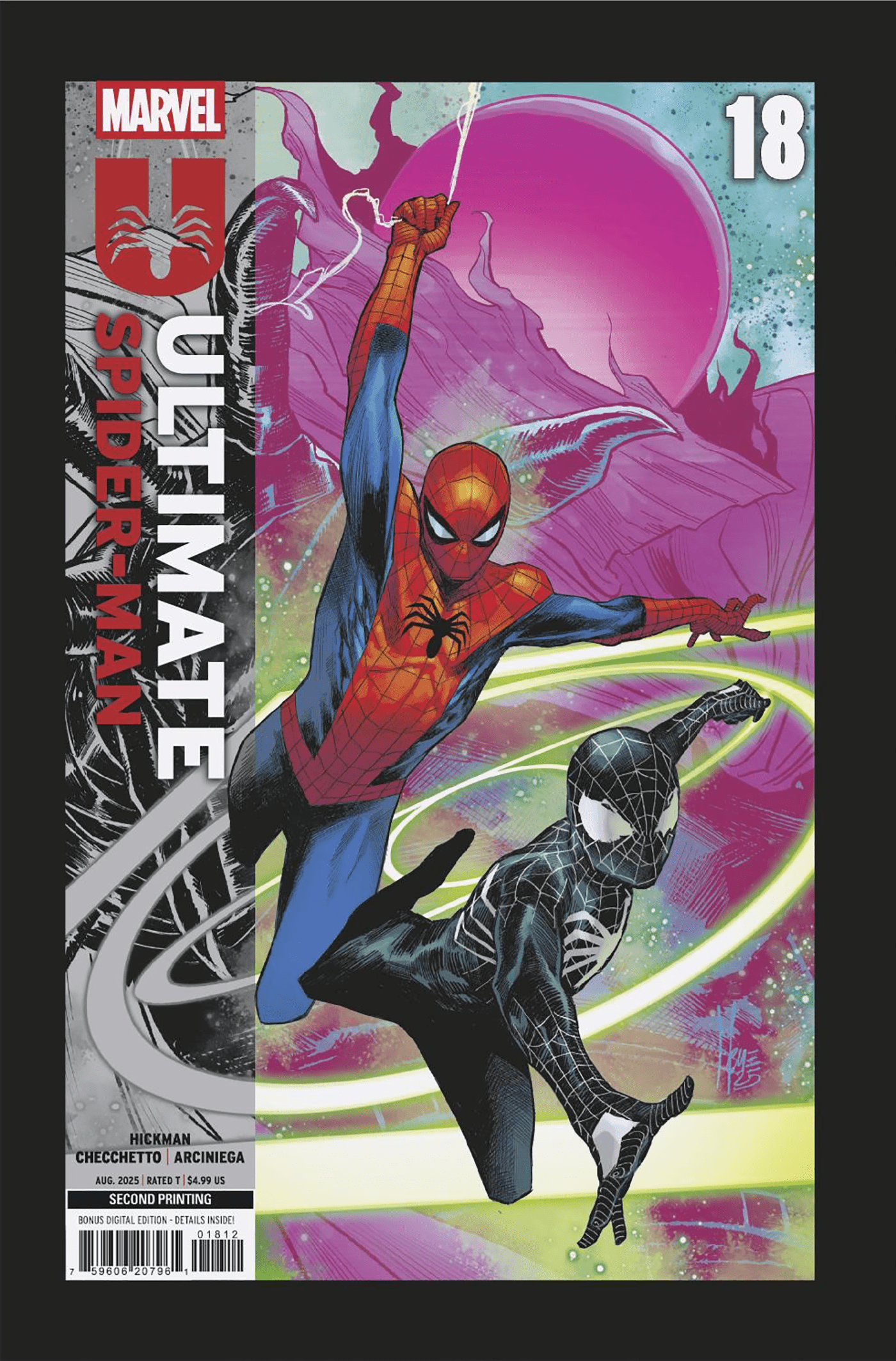 ULTIMATE SPIDER-MAN #18 MARCO CHECCHETTO 2ND PRINTING VARIANT