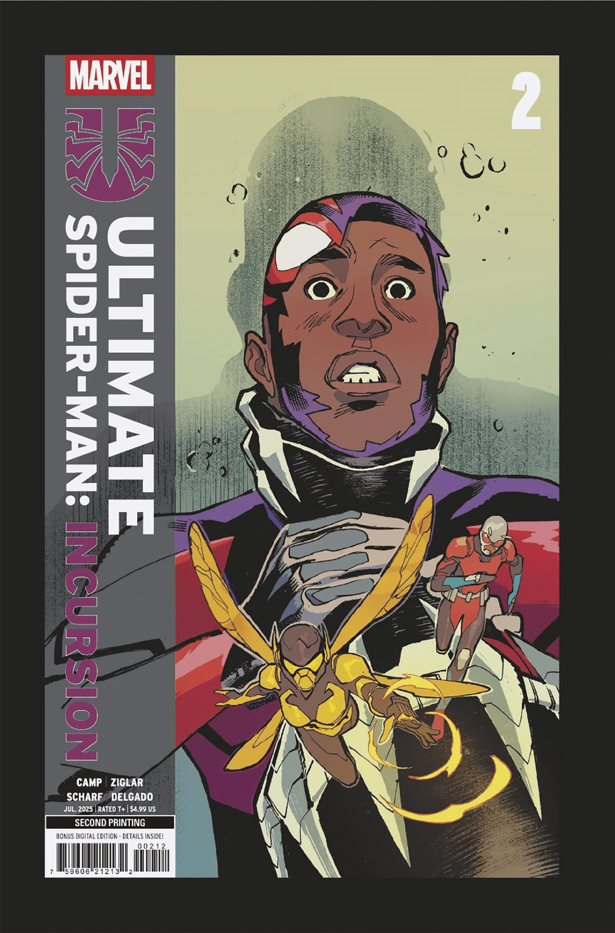 Marvel PRH Comic Books ULTIMATE SPIDER-MAN: INCURSION #2 SARA PICHELLI 2ND PRINTING VARIANT 75960621213200212 PRH-75960621213200212