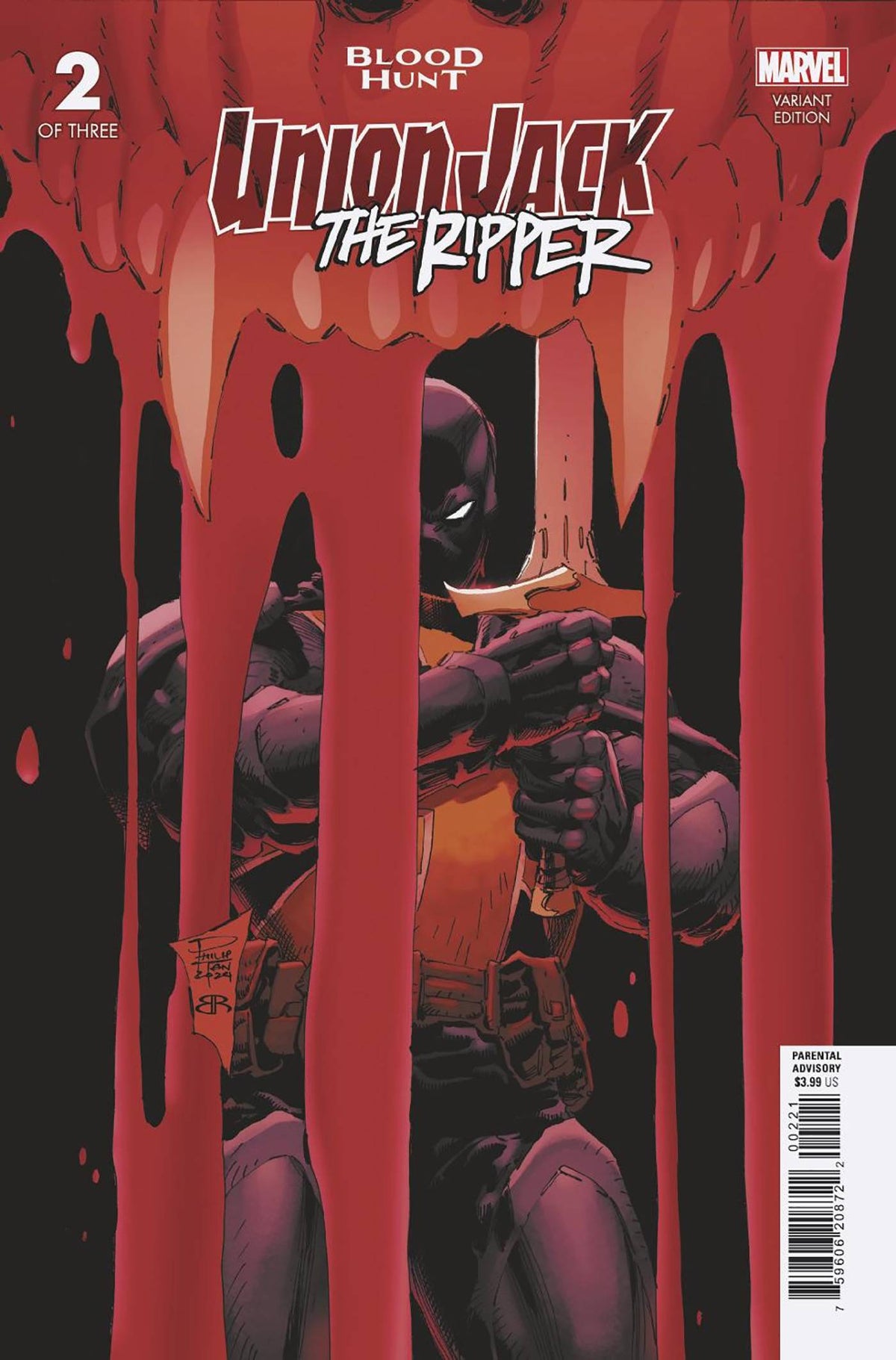 MARVEL PRH Comic Books UNION JACK THE RIPPER BLOOD HUNT #2 (OF 3) PHILIP TAN VAR 75960620872200221 APR240597