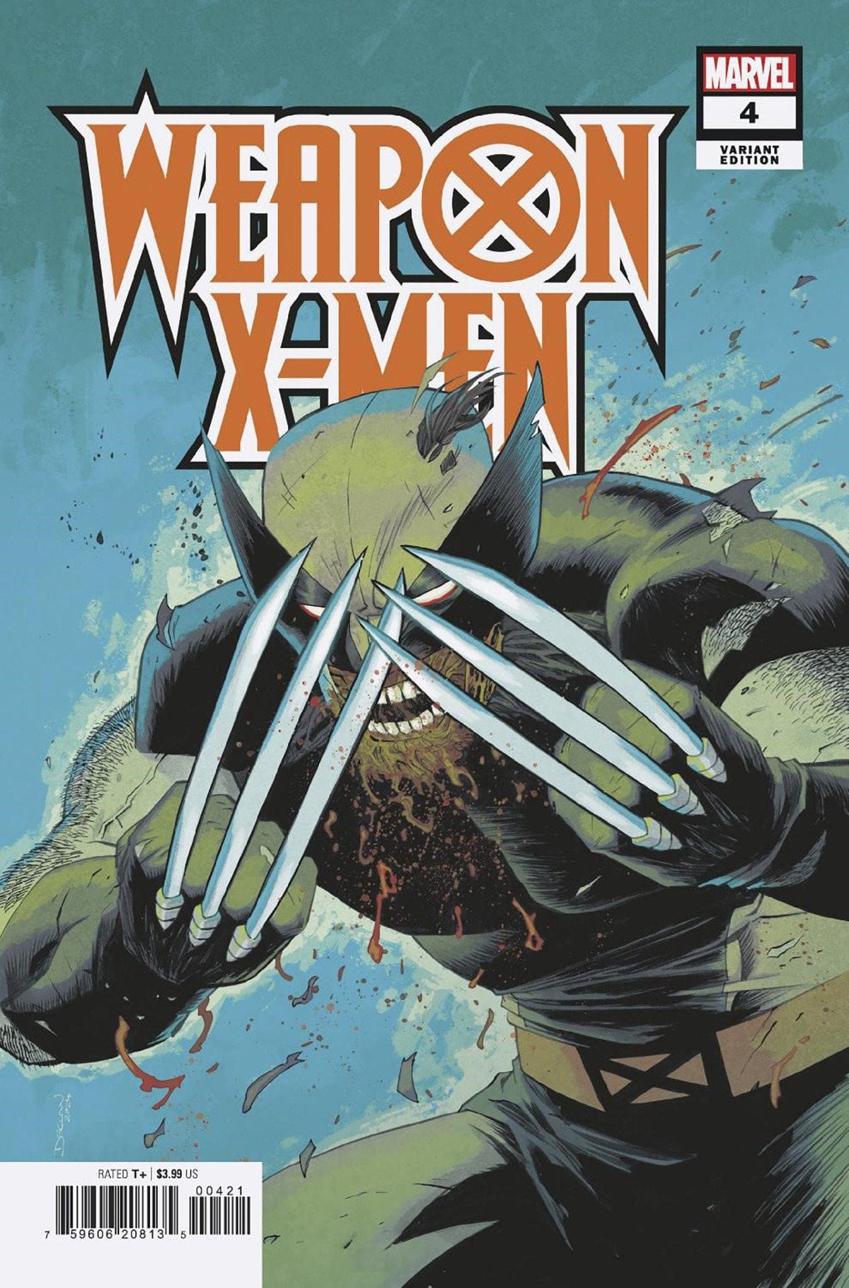 MARVEL PRH Comic Books WEAPON X-MEN #4 DECLAN SHALVEY VAR 75960620813500421 MAR240760