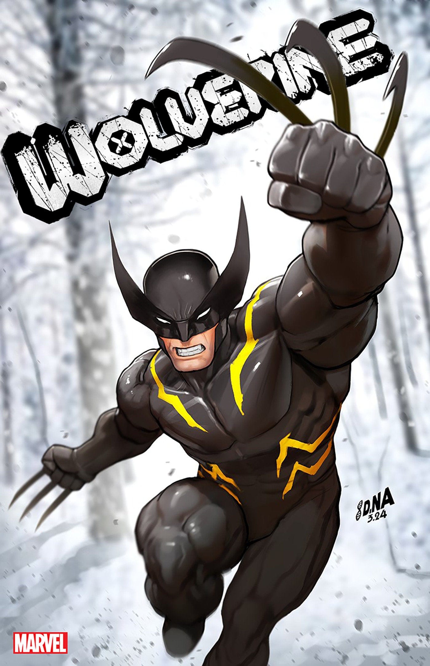 WOLVERINE #49 DAVID NAKAYAMA BLACK COSTUME VAR