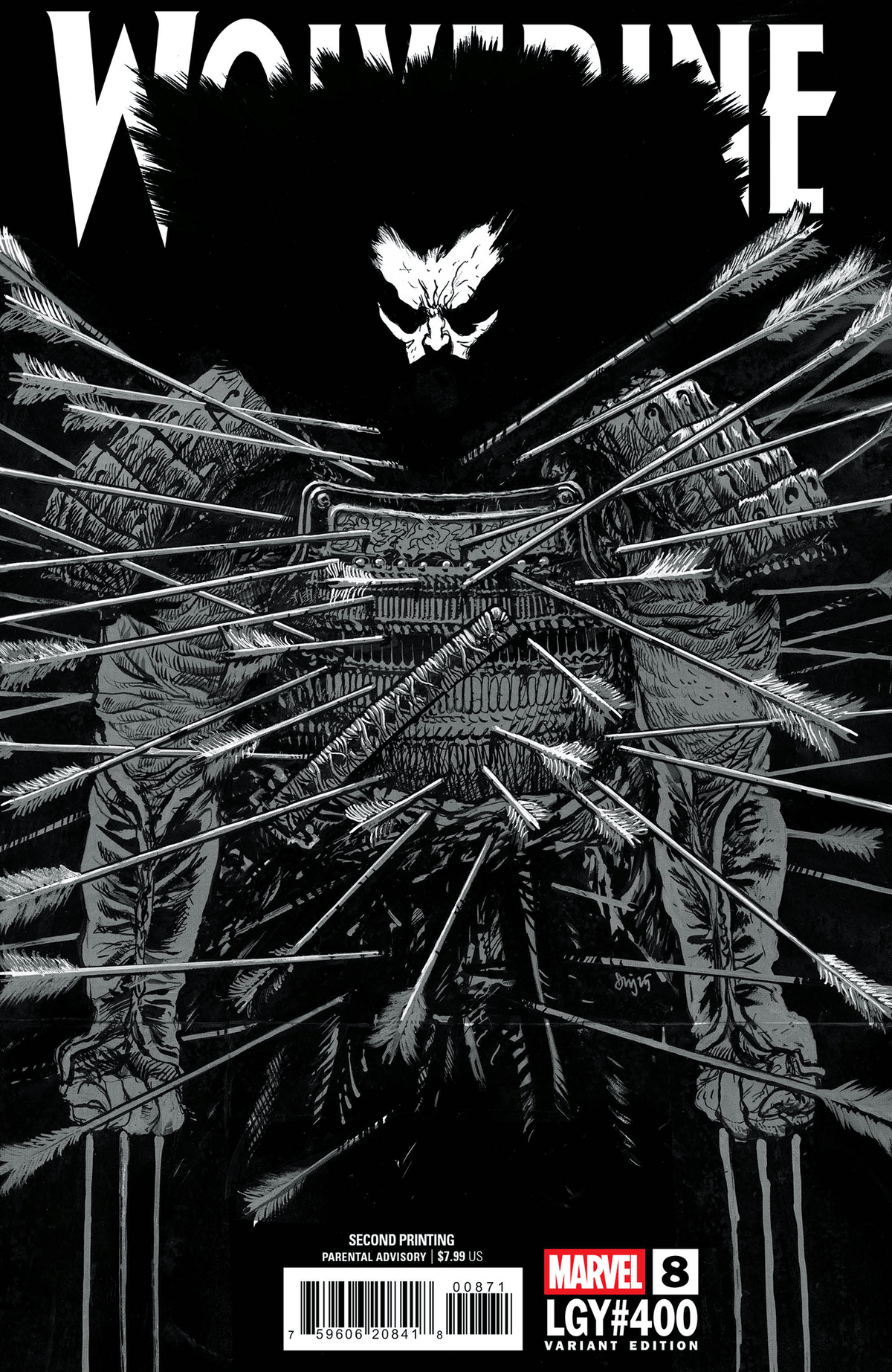 Marvel PRH Comic Books WOLVERINE #8 DANIEL WARREN JOHNSON 2ND PRINTING VARIANT 75960620841800871 PRH-75960620841800871